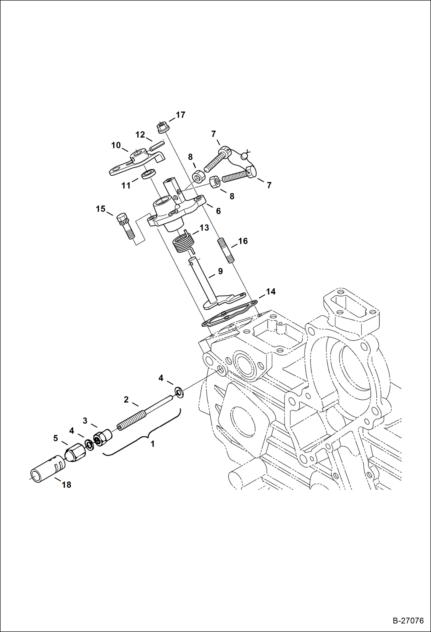 Схема запчастей Bobcat 331 - SPEED CONTROL PLATE POWER UNIT