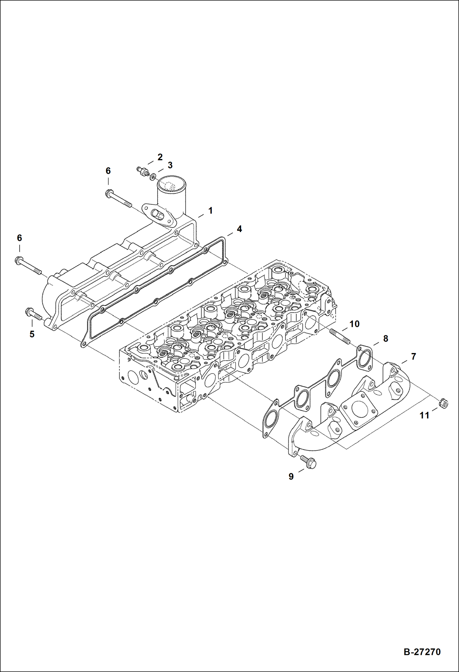 Схема запчастей Bobcat S-Series - MANIFOLDS POWER UNIT