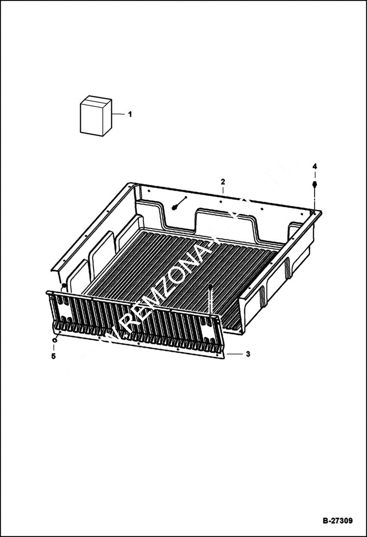 Схема запчастей Bobcat 2300 - BEDLINER KIT ACCESSORIES & OPTIONS