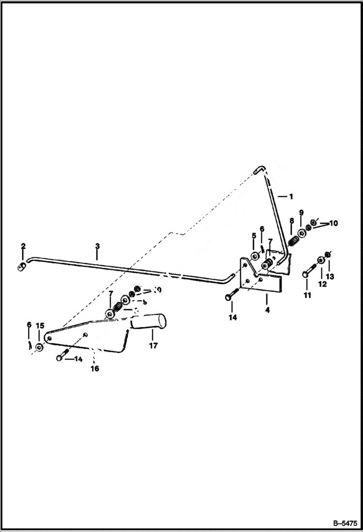 Схема запчастей Bobcat Articulated Loaders - THROTTLE POWER UNIT