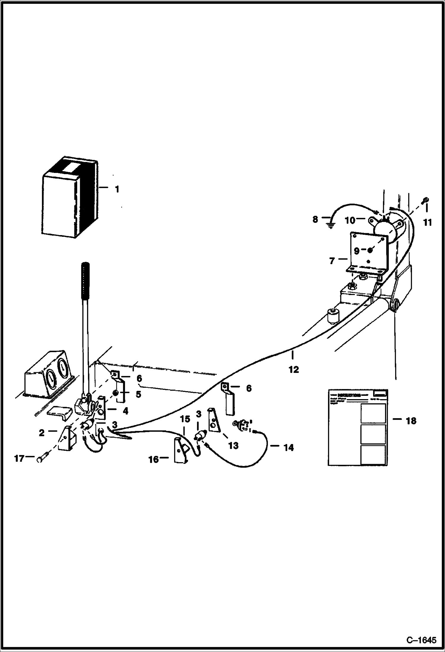 Схема запчастей Bobcat 600s - BACK-UP ALARM ACCESSORIES & OPTIONS