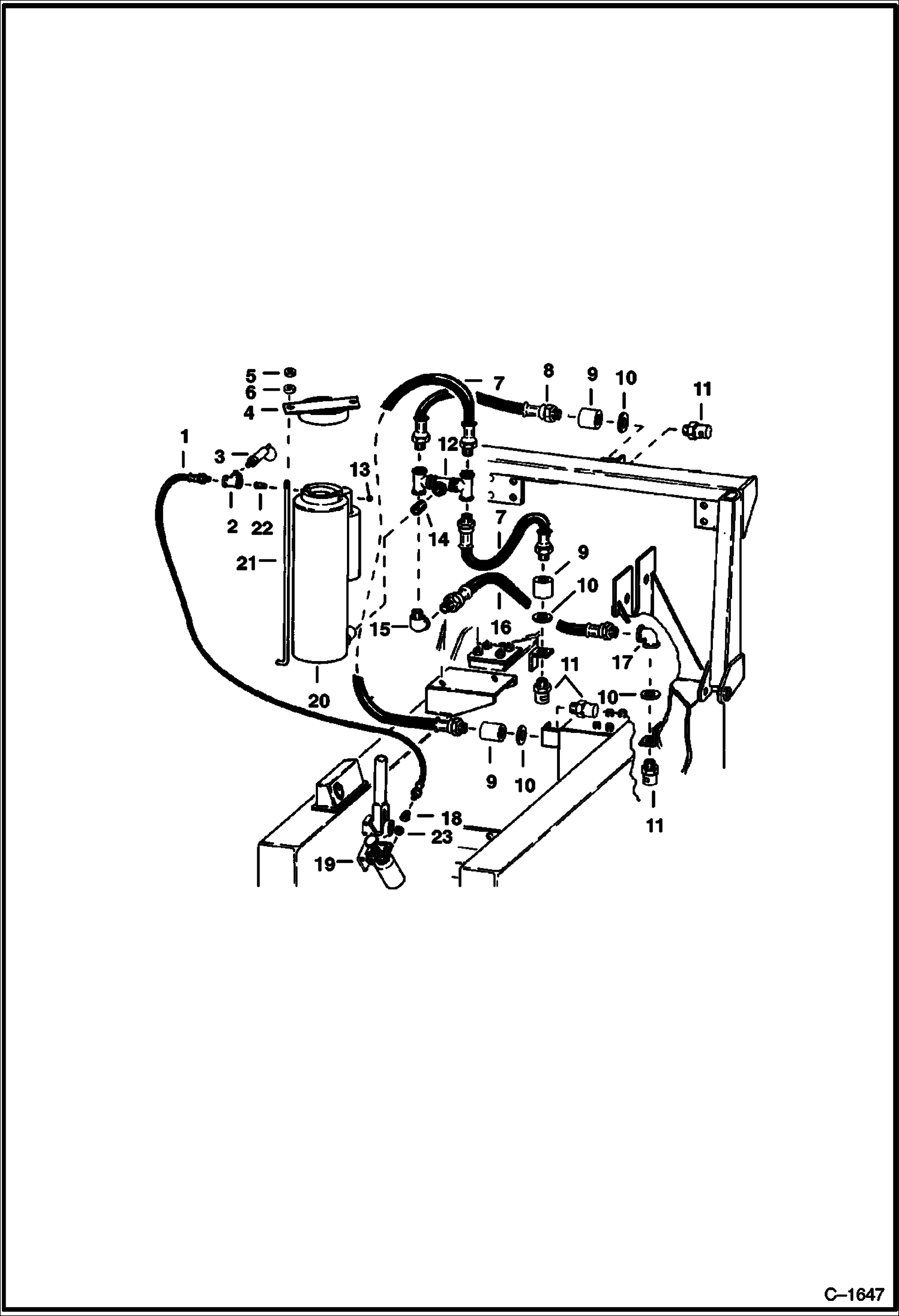 Схема запчастей Bobcat 600s - FIRE SUPPRESSION UNIT B.O.M. Electric ACCESSORIES & OPTIONS