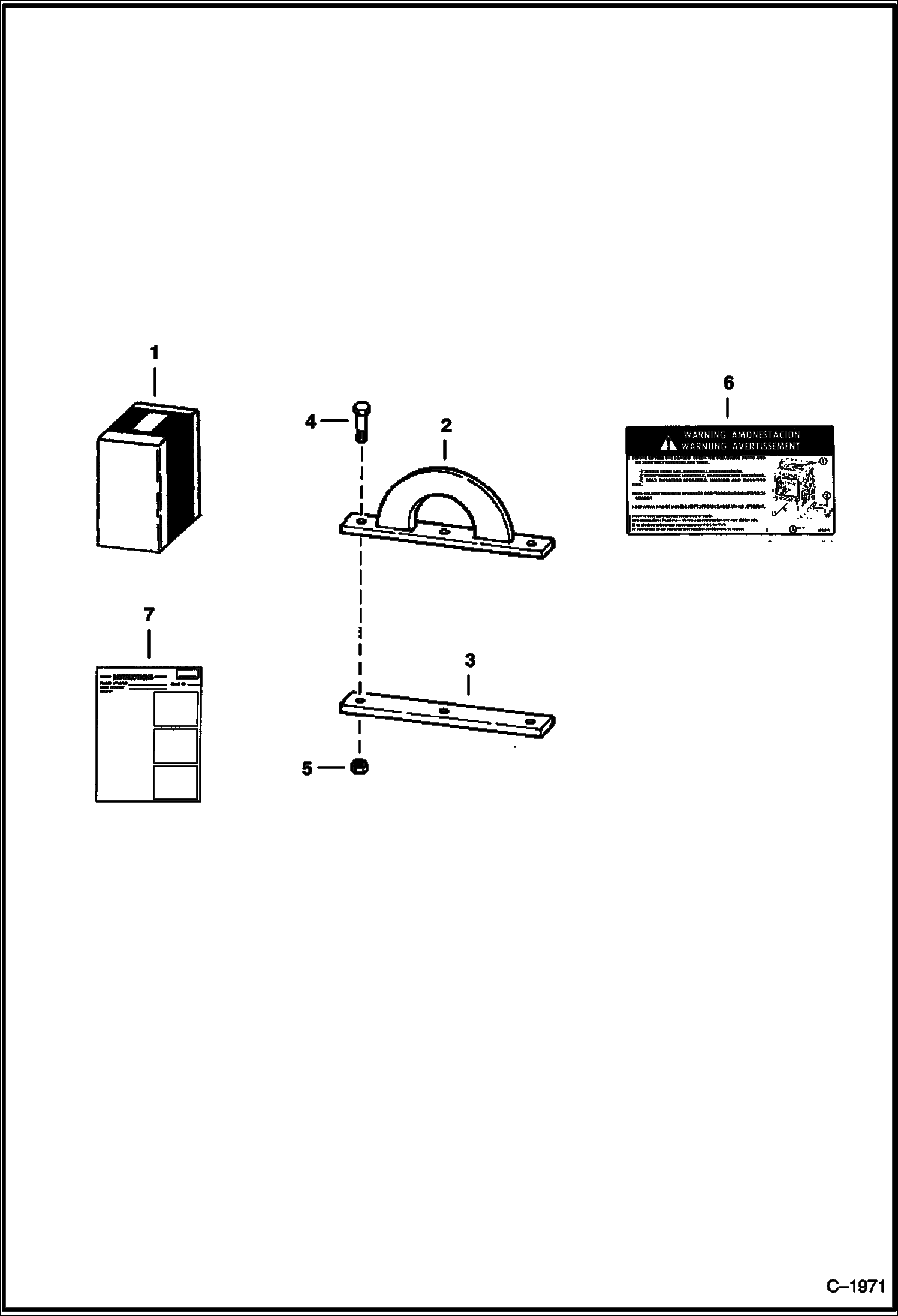 Схема запчастей Bobcat 900s - SINGLE POINT LIFT ACCESSORIES & OPTIONS