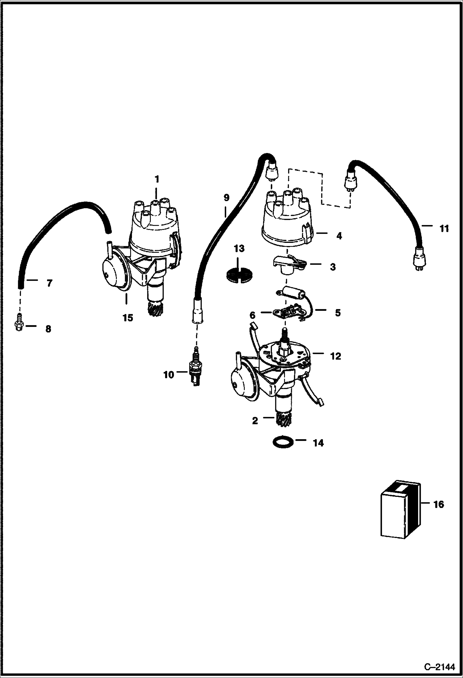 Схема запчастей Bobcat 700s - IGNITION SYSTEM POWER UNIT