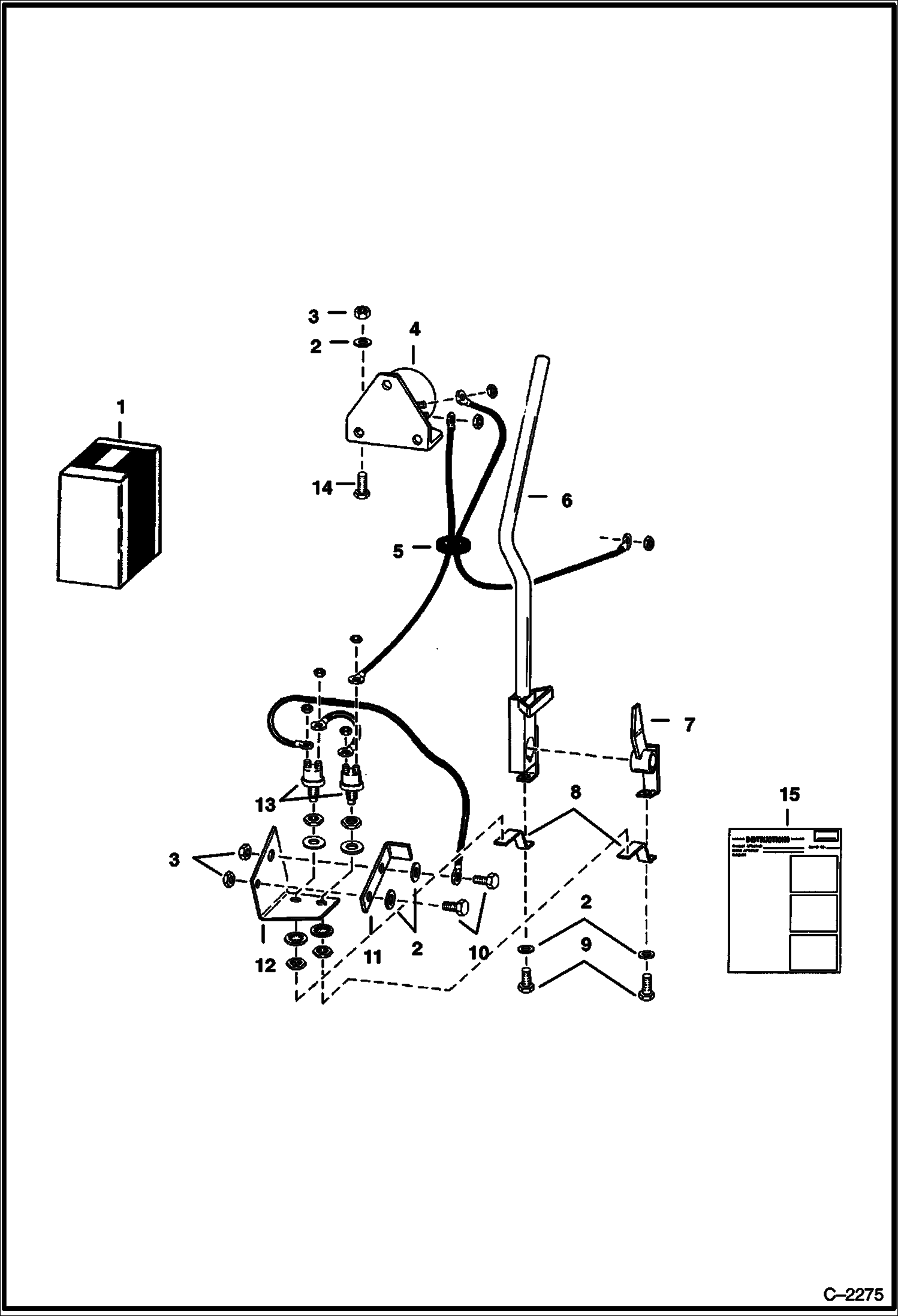 Схема запчастей Bobcat 800s - BACK-UP ALARM ACCESSORIES & OPTIONS