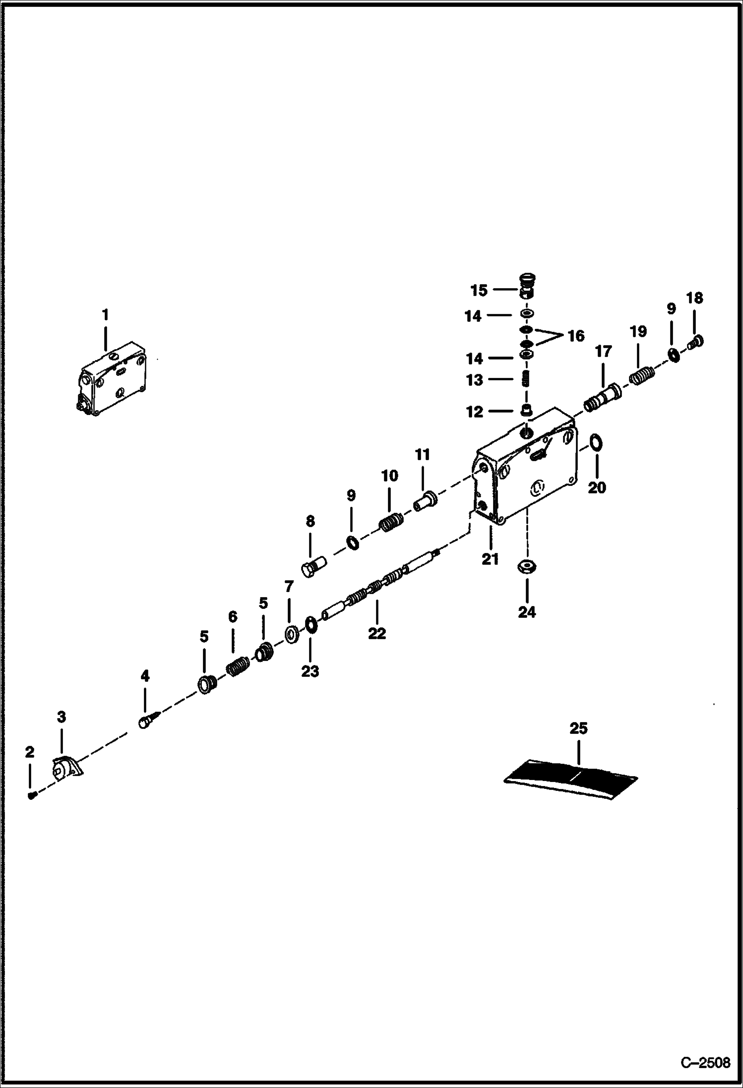 Схема запчастей Bobcat 800s - TILT SECTION HYDRAULIC SYSTEM