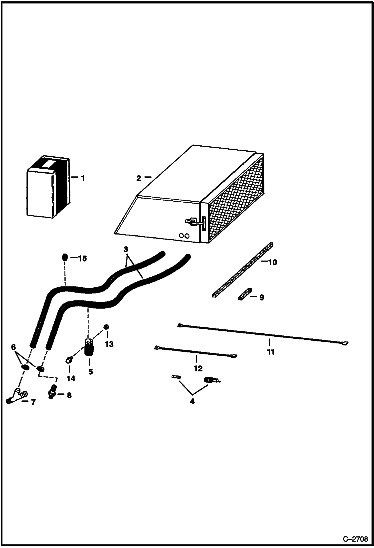 Схема запчастей Bobcat Articulated Loaders - CAB HEATER KIT ACCESSORIES & OPTIONS