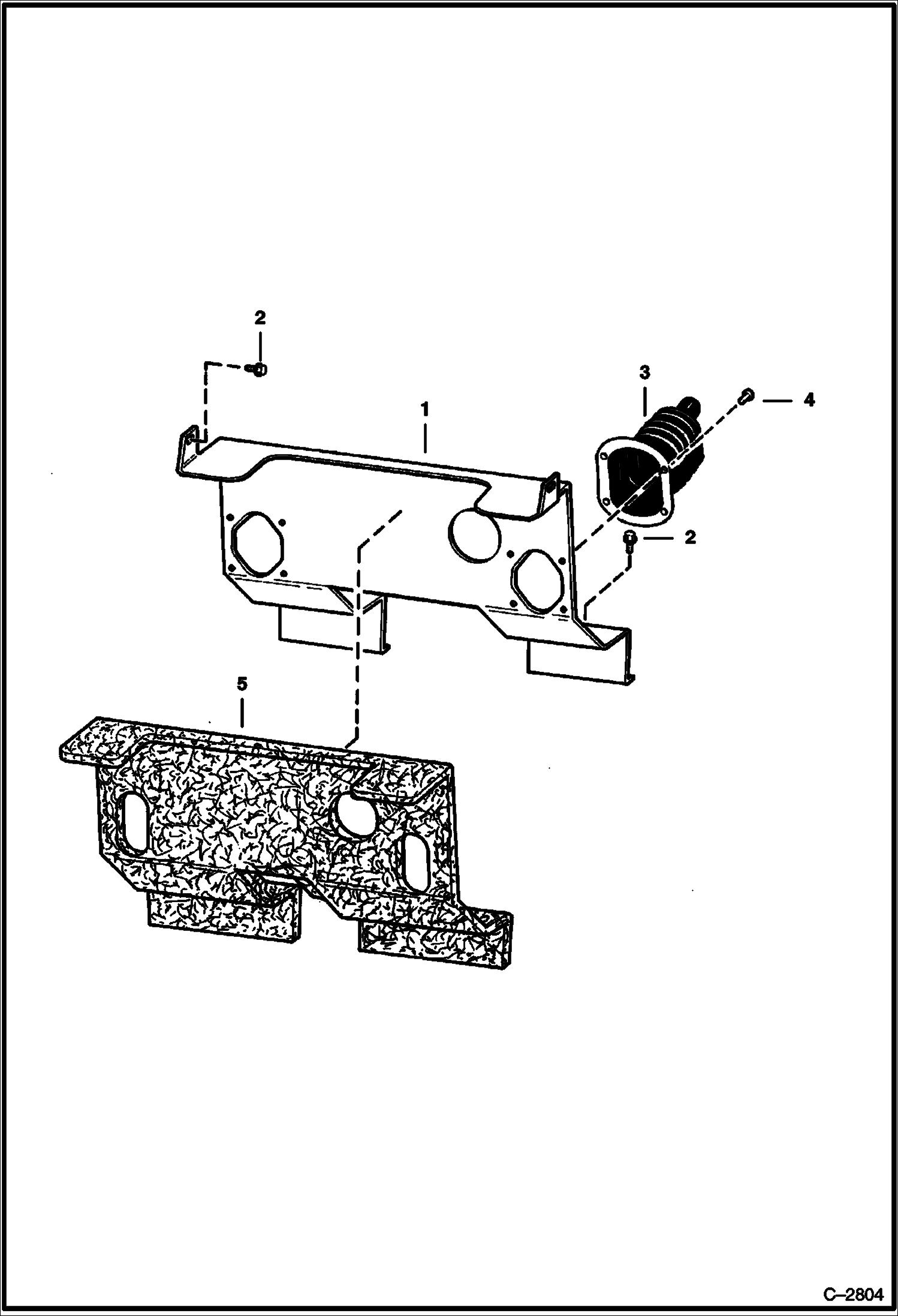 Схема запчастей Bobcat 400s - PANELS MAIN FRAME