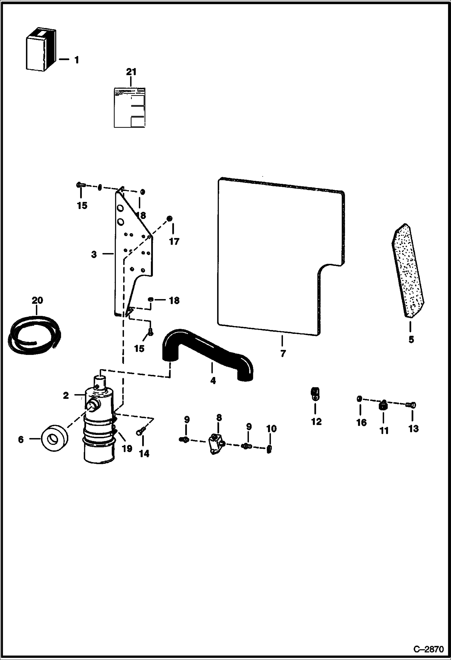 Схема запчастей Bobcat 500s - VAPOR LOCK KIT ACCESSORIES & OPTIONS