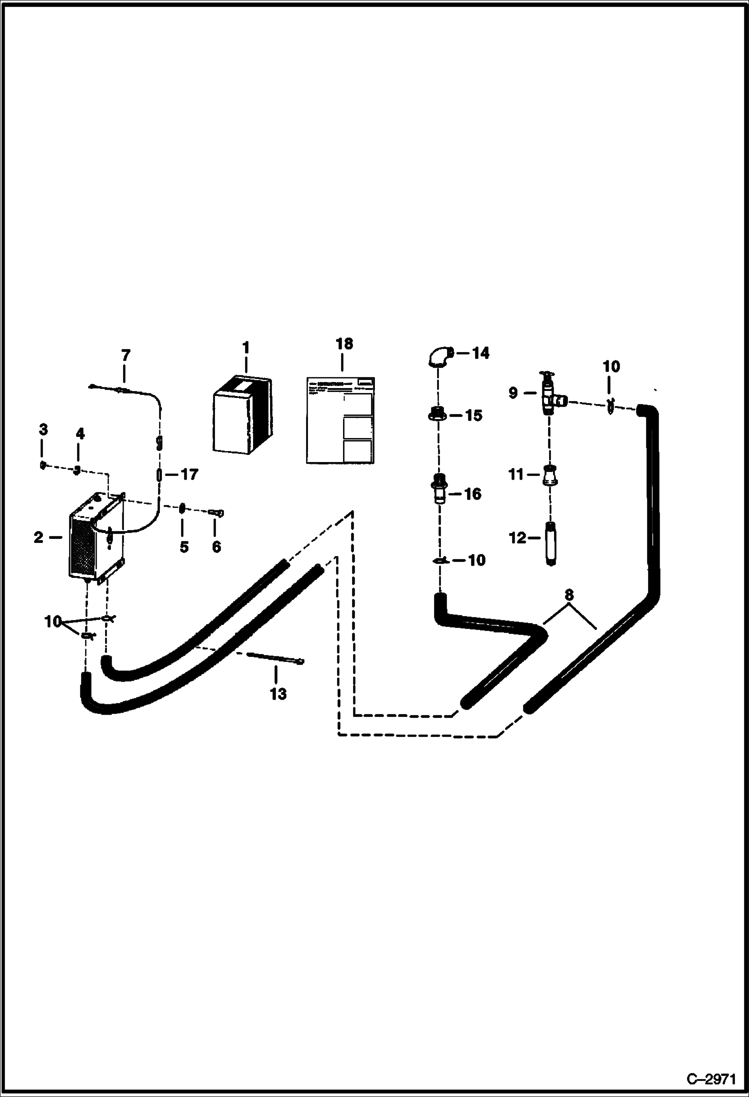 Схема запчастей Bobcat 900s - CAB HEATER ACCESSORIES & OPTIONS