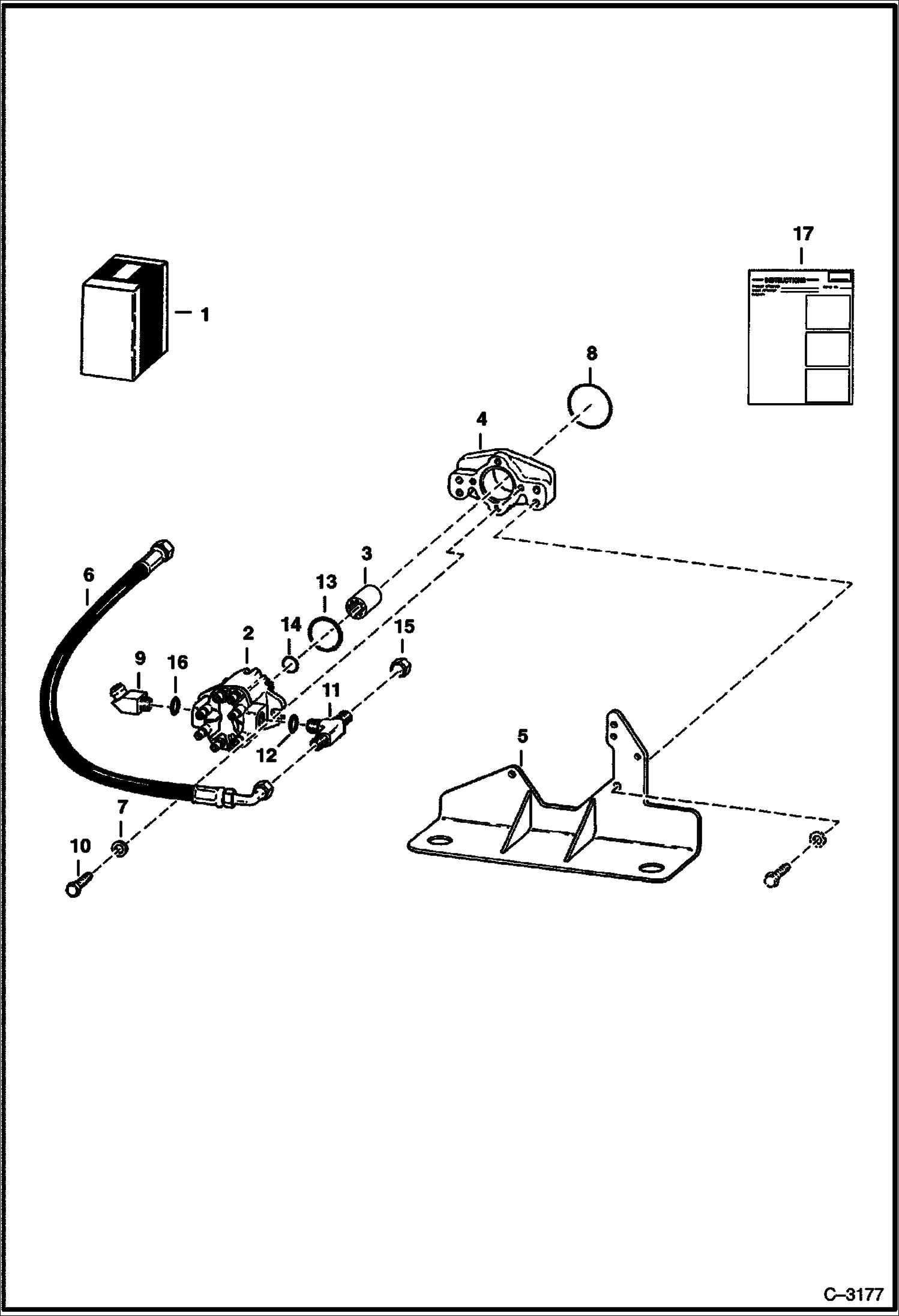 Схема запчастей Bobcat 700s - GEAR PUMP KIT ACCESSORIES & OPTIONS