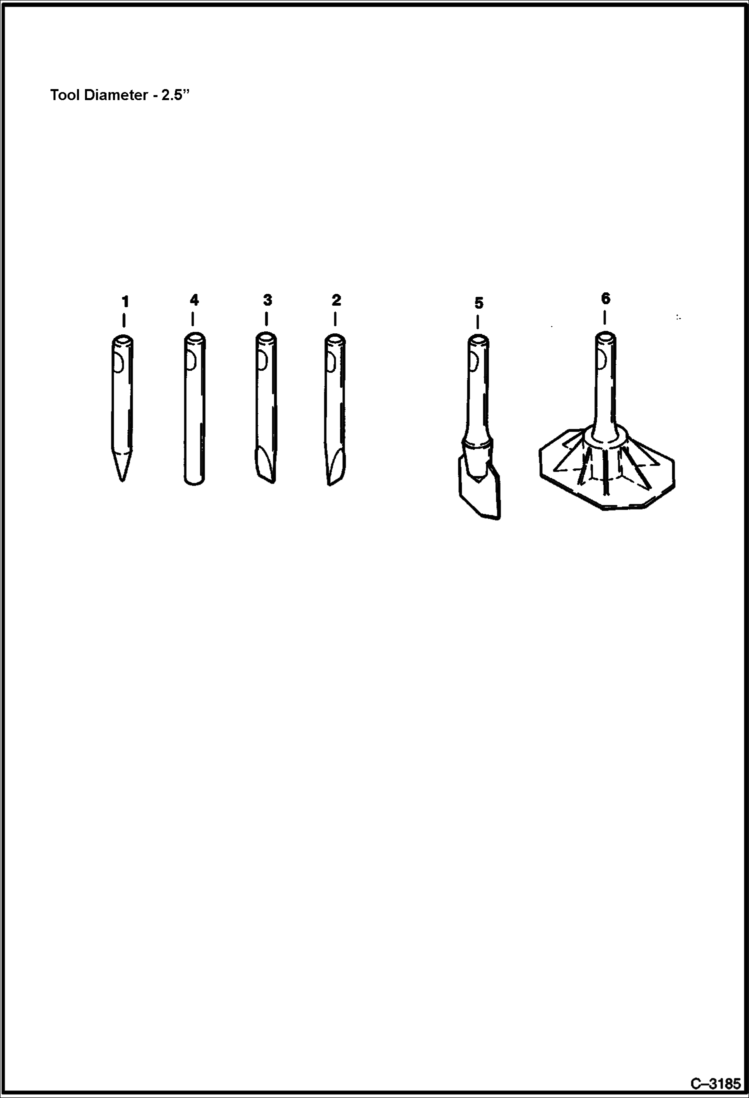 Схема запчастей Bobcat BREAKERS - BREAKER (Hydraulic Breaker Tools) (2500) (3500) Loader