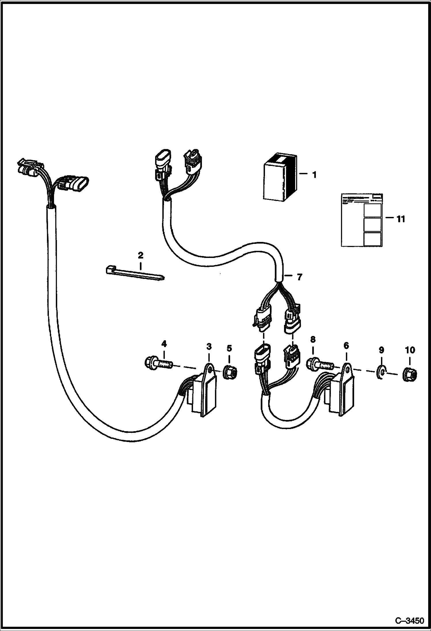 Схема запчастей Bobcat 700s - TIMER KIT (Fuel Shutoff Solenoid) ACCESSORIES & OPTIONS