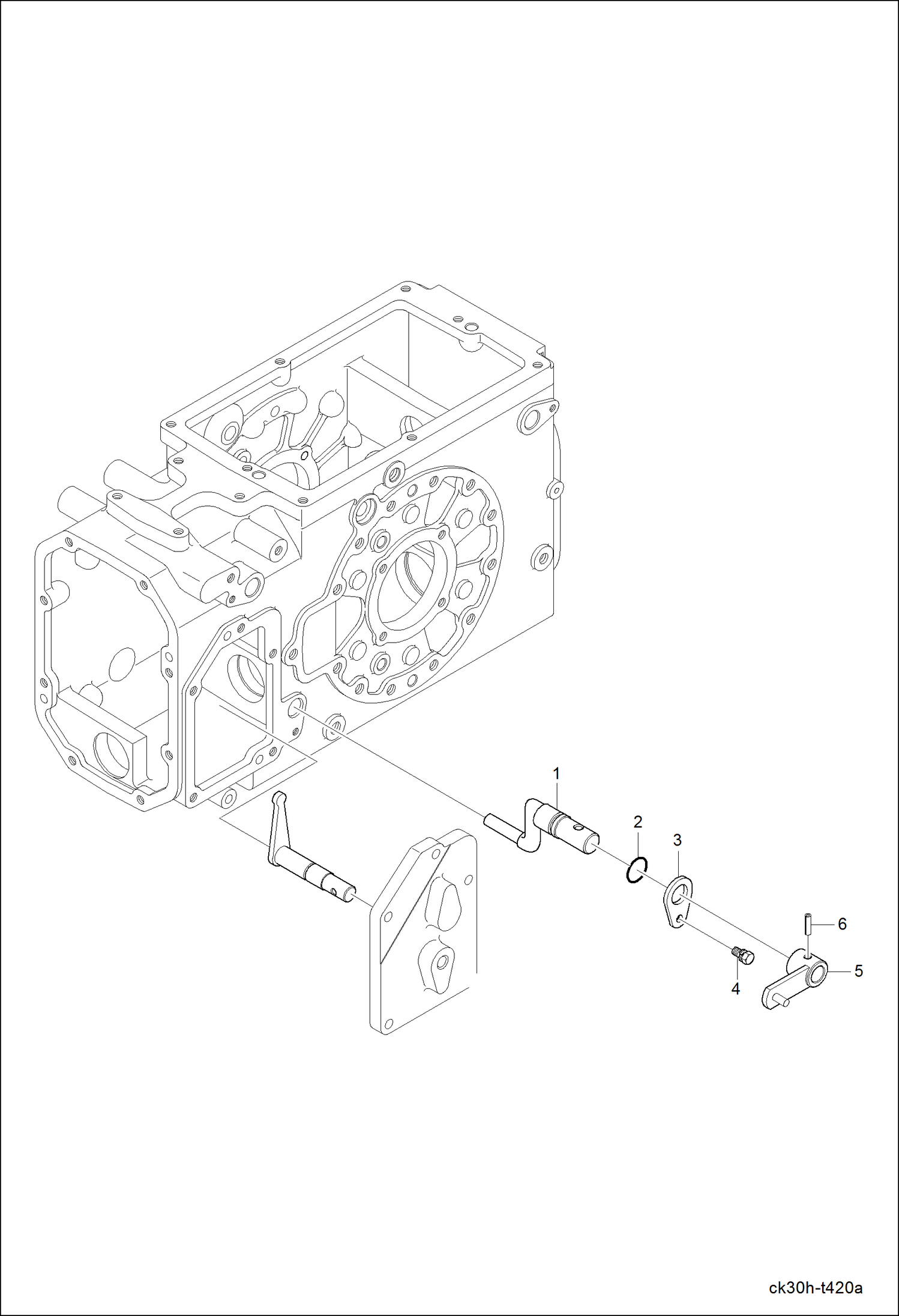 Схема запчастей Bobcat CT225 - FRONT DRIVE FORK GROUP DRIVE TRAIN