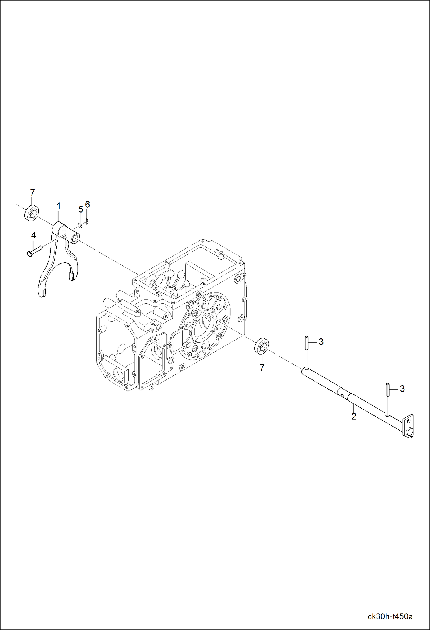 Схема запчастей Bobcat CT225 - REAR DIFFERENTIAL SYSTEM GROUP DRIVE TRAIN