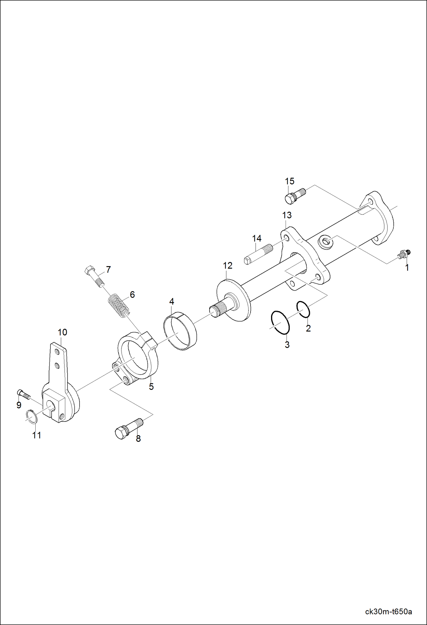 Схема запчастей Bobcat CT225 - HYD. CONTROL SYSTEM GROUP 1 HYDRAULIC SYSTEM