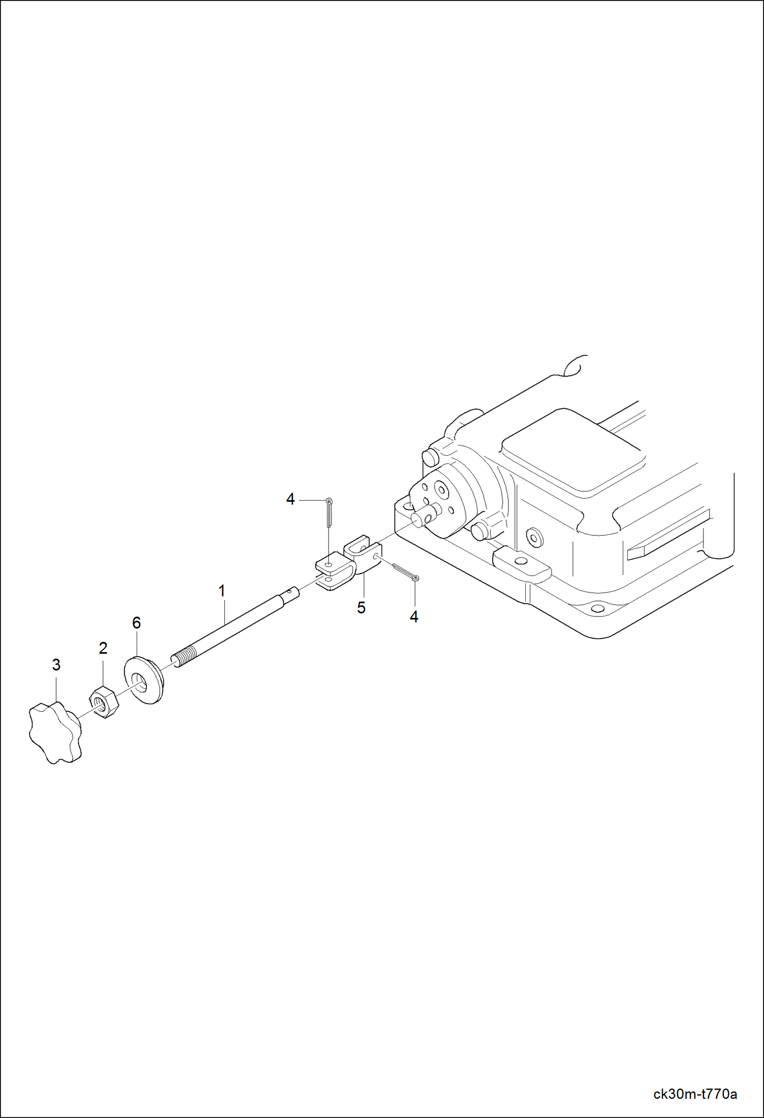 Схема запчастей Bobcat CT225 - DOWN SPEED CONTROL GROUP HYDRAULIC SYSTEM