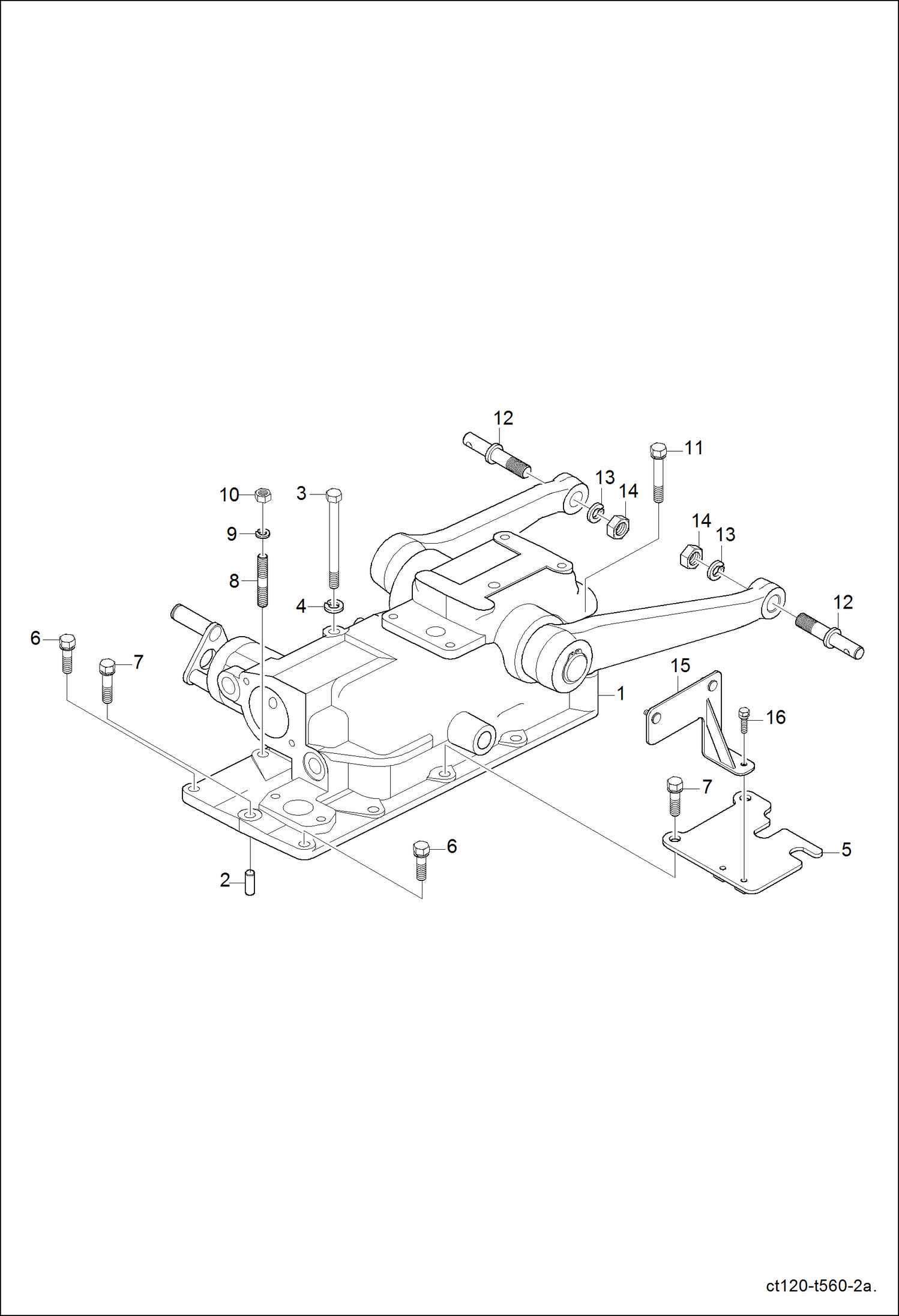 Схема запчастей Bobcat CT120 - ASSY, HYD CYLINDER GROUP (W/O Auxiliary Valve) HYDRAULIC SYSTEM