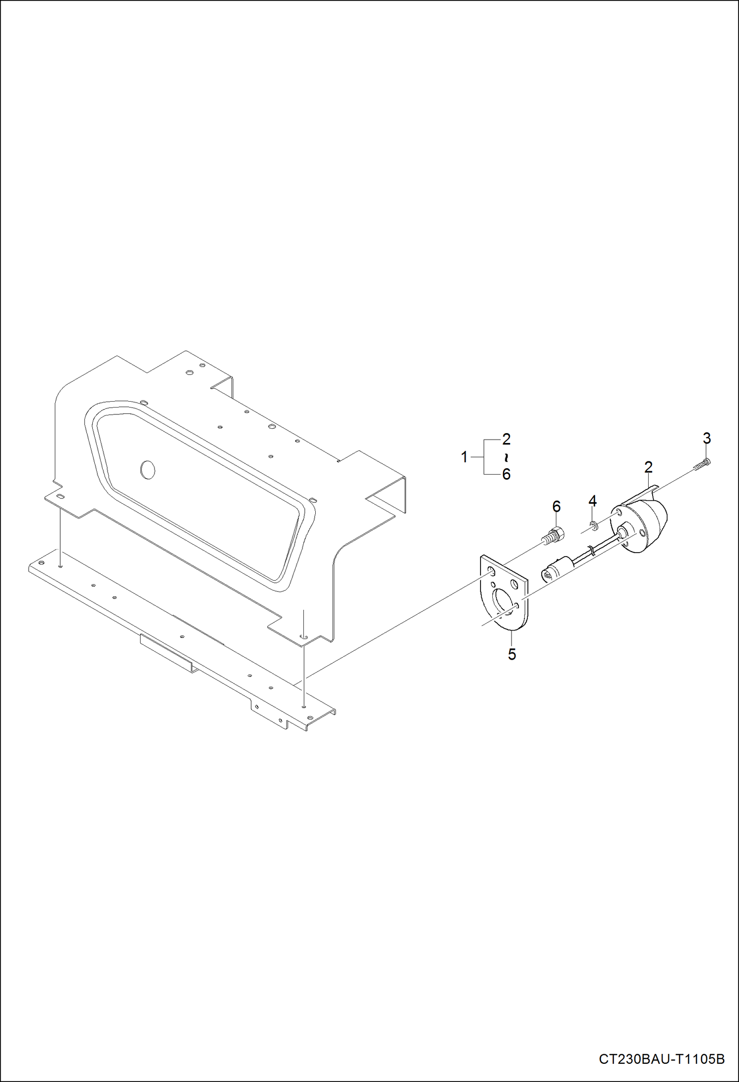 Схема запчастей Bobcat CT225 - AUSTRALIAN ACCESSORIES (7 Pin Socket Kit) ACCESSORIES & OPTIONS