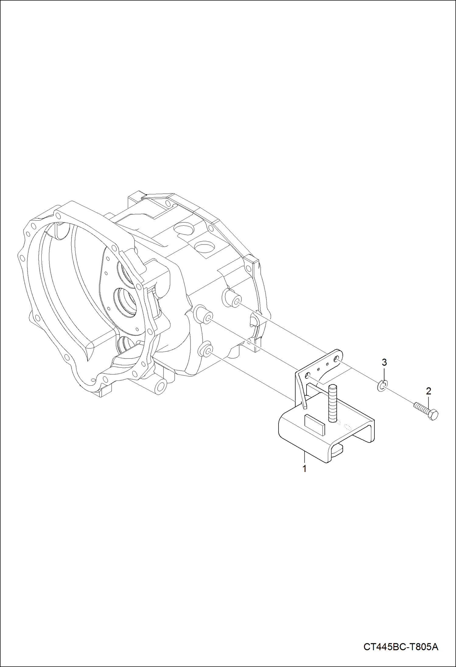 Схема запчастей Bobcat CT335 - OPERATOR CAB (Support) MAIN FRAME