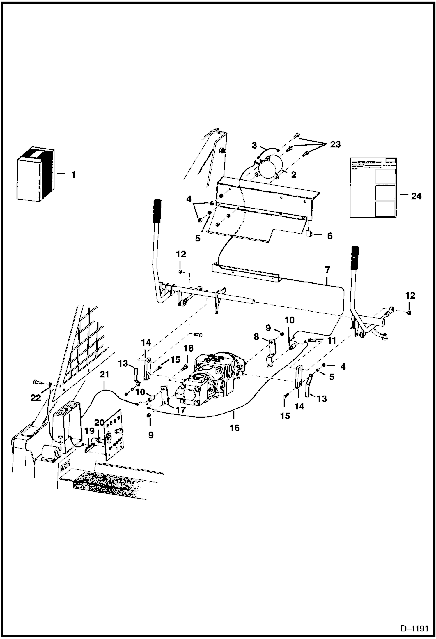 Схема запчастей Bobcat 700s - BACK-UP ALARM ACCESSORIES & OPTIONS