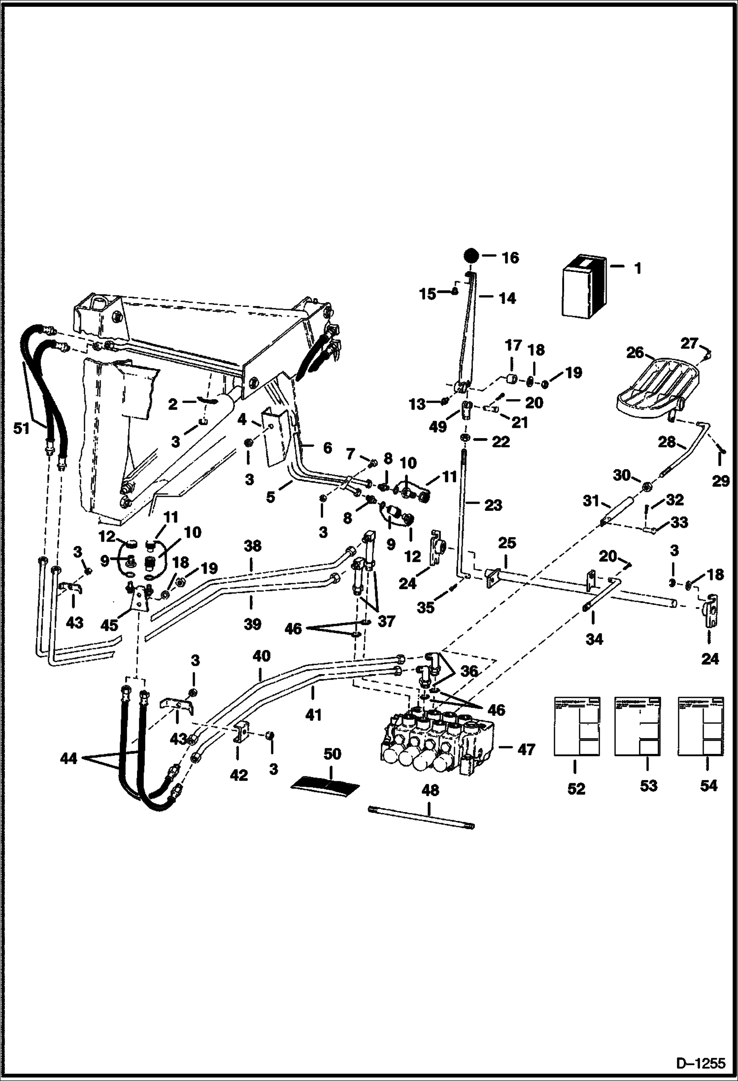 Схема запчастей Bobcat 700s - AUXILIARY HYDRAULICS KIT (Two Unit) ACCESSORIES & OPTIONS