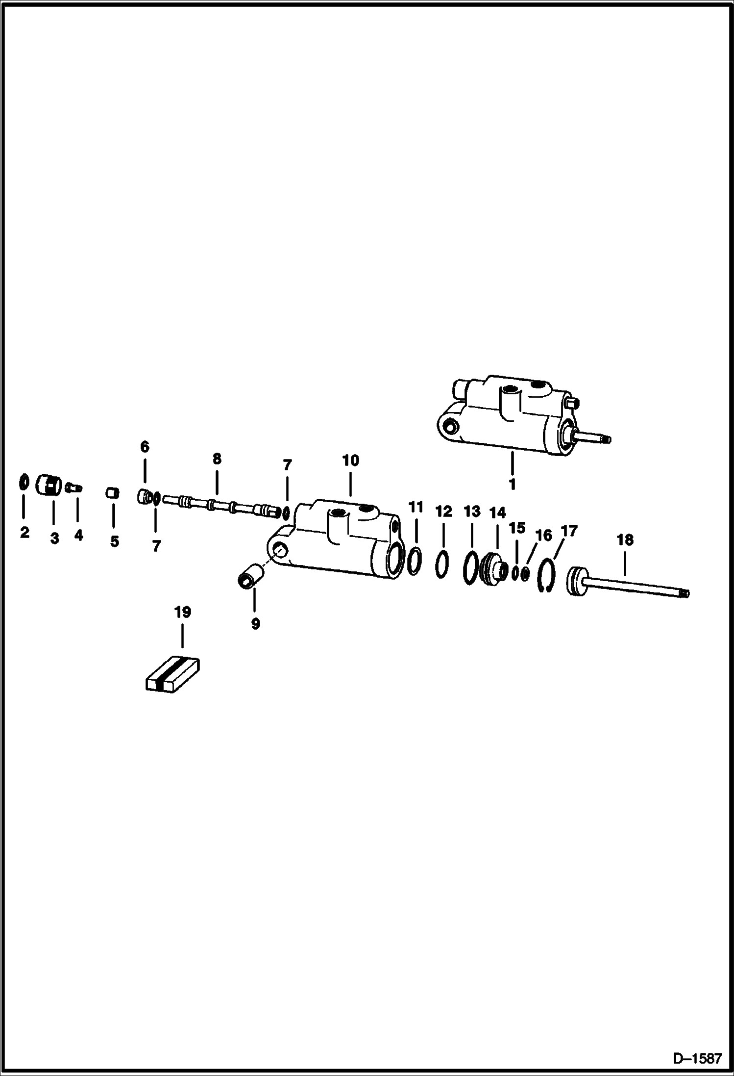 Схема запчастей Bobcat Articulated Loaders - SERVO HYDROSTATIC SYSTEM