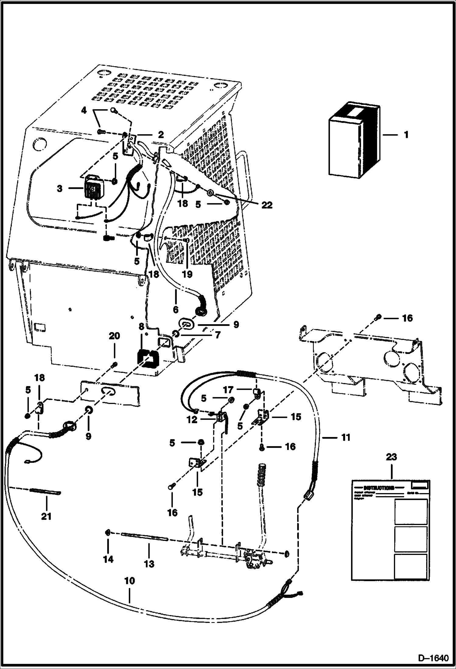 Схема запчастей Bobcat 400s - BACK-UP ALARM ACCESSORIES & OPTIONS