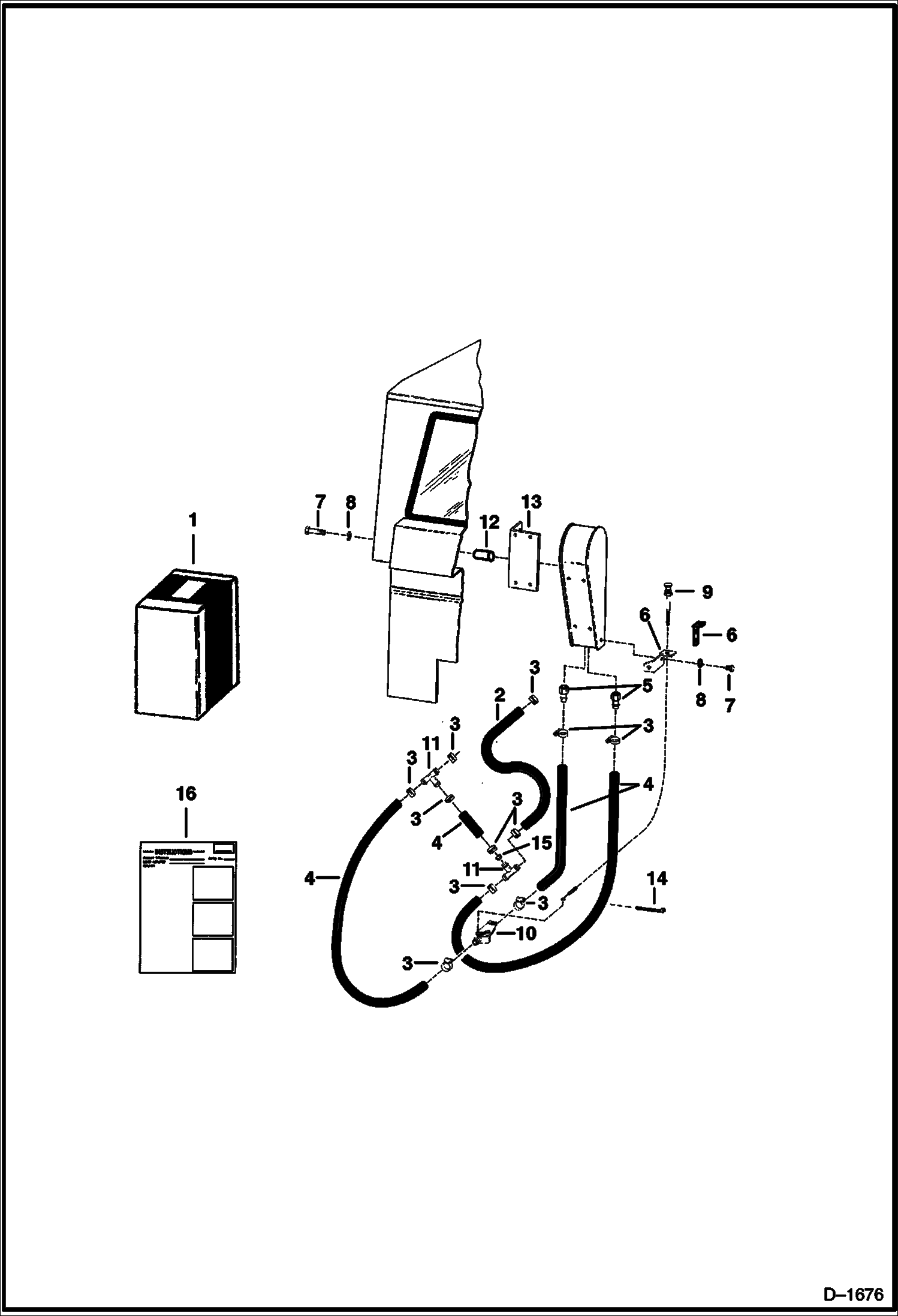 Схема запчастей Bobcat Articulated Loaders - HEATER PLUMBING KIT ACCESSORIES & OPTIONS