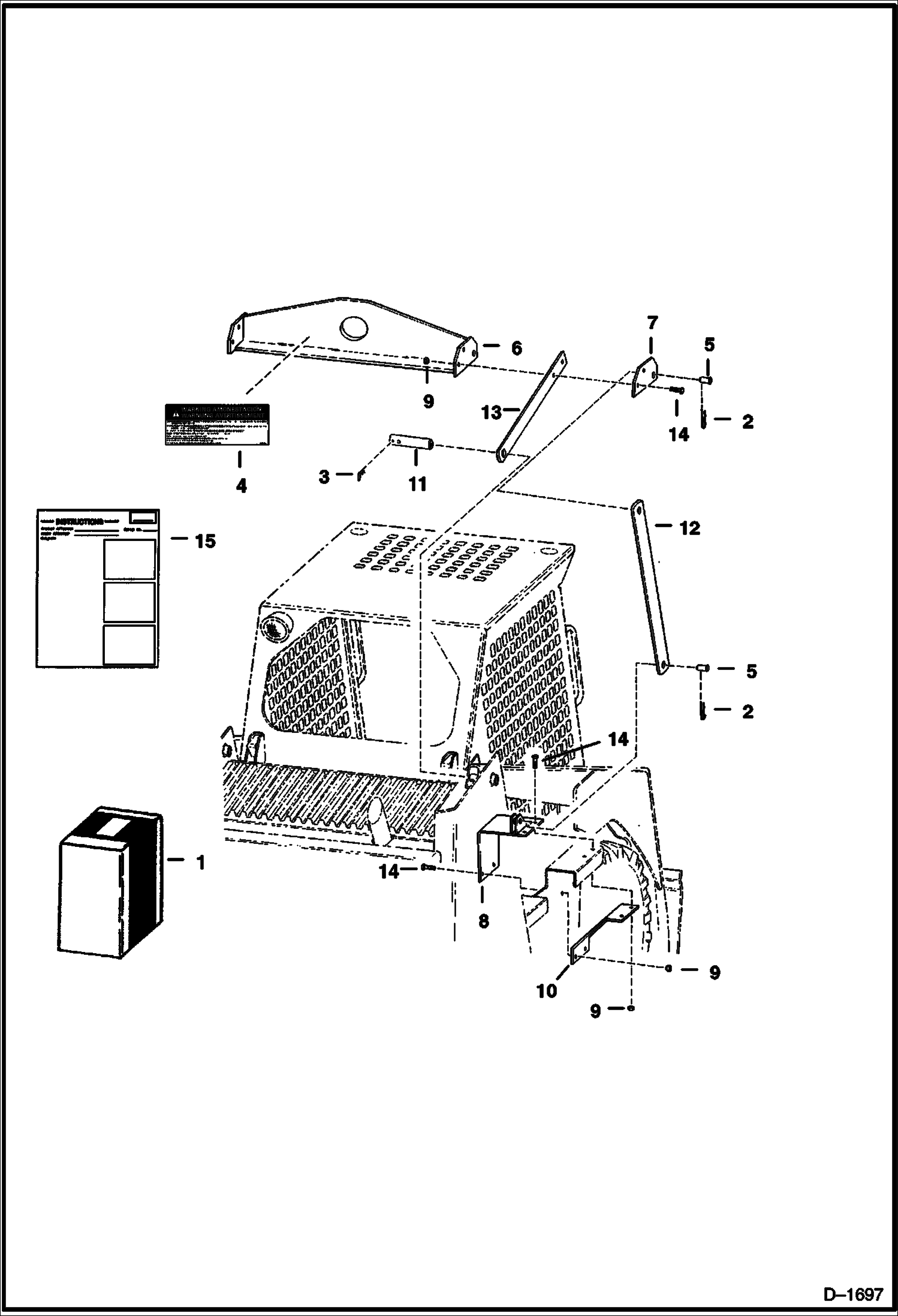 Схема запчастей Bobcat 500s - SINGLE POINT LIFT ACCESSORIES & OPTIONS