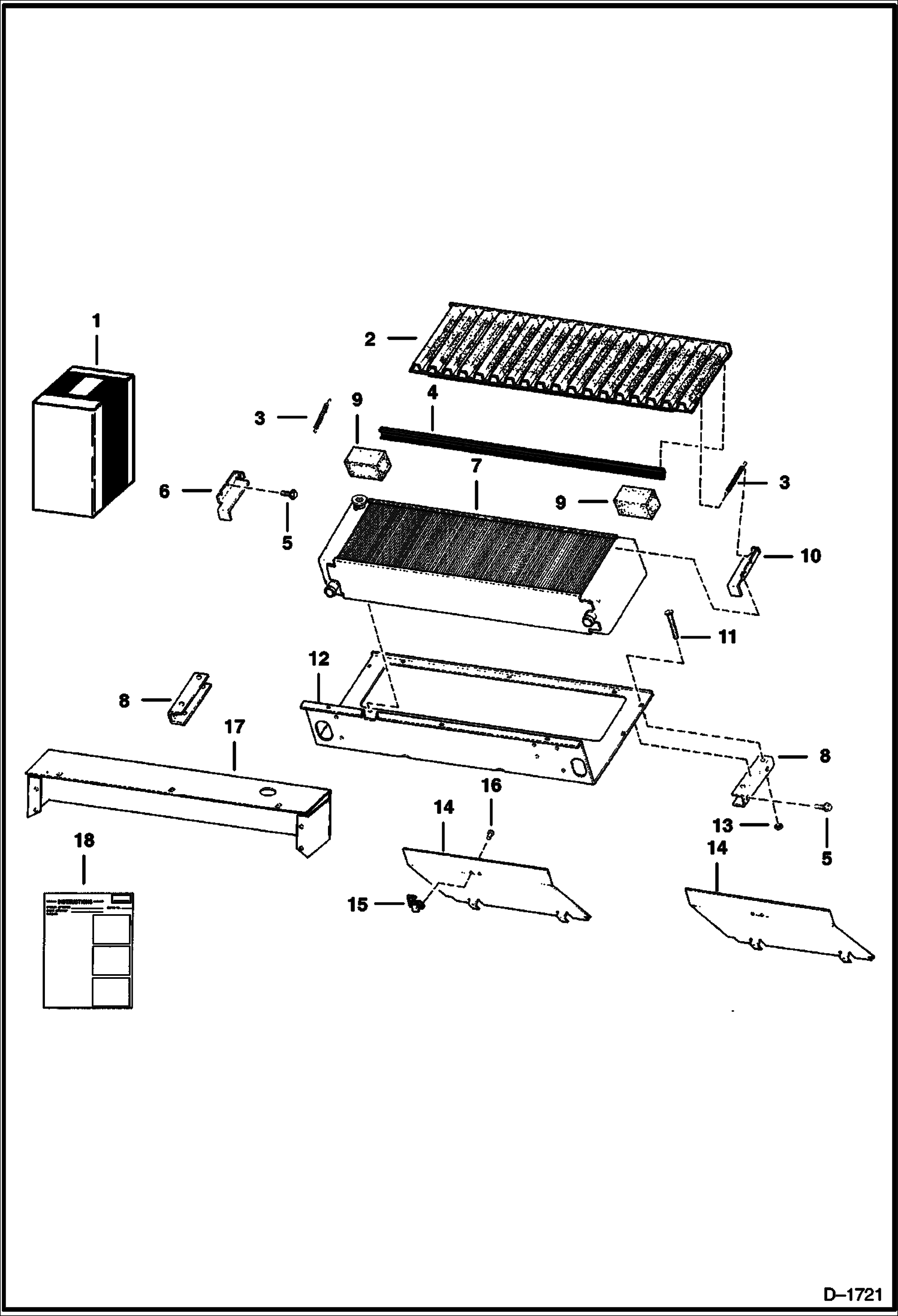 Схема запчастей Bobcat 800s - ENGINE COOLANT KIT ACCESSORIES & OPTIONS