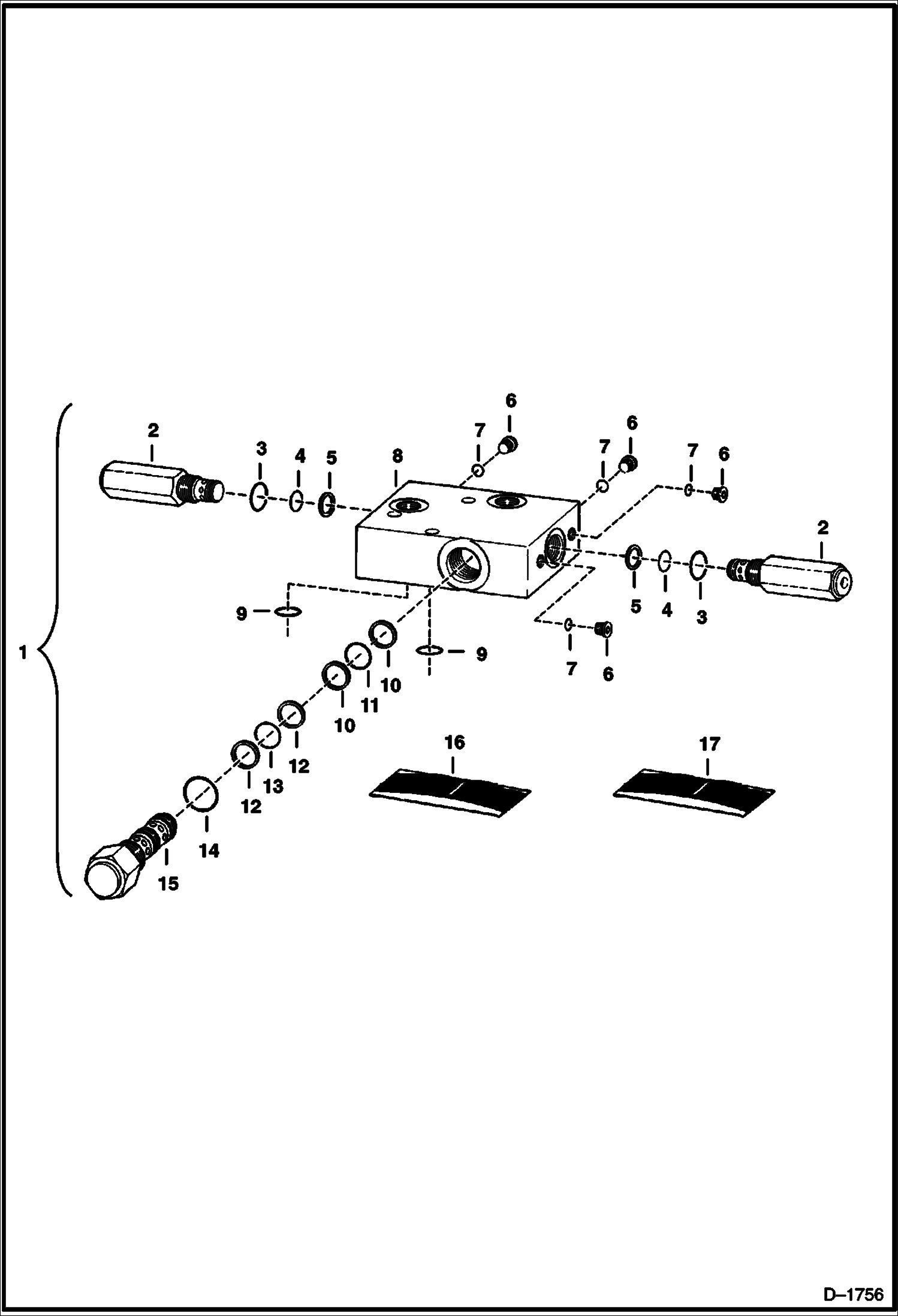 Схема запчастей Bobcat LANDSCAPE RAKE - LANDSCAPE RAKE (Flow Valve) (A Series) Loader