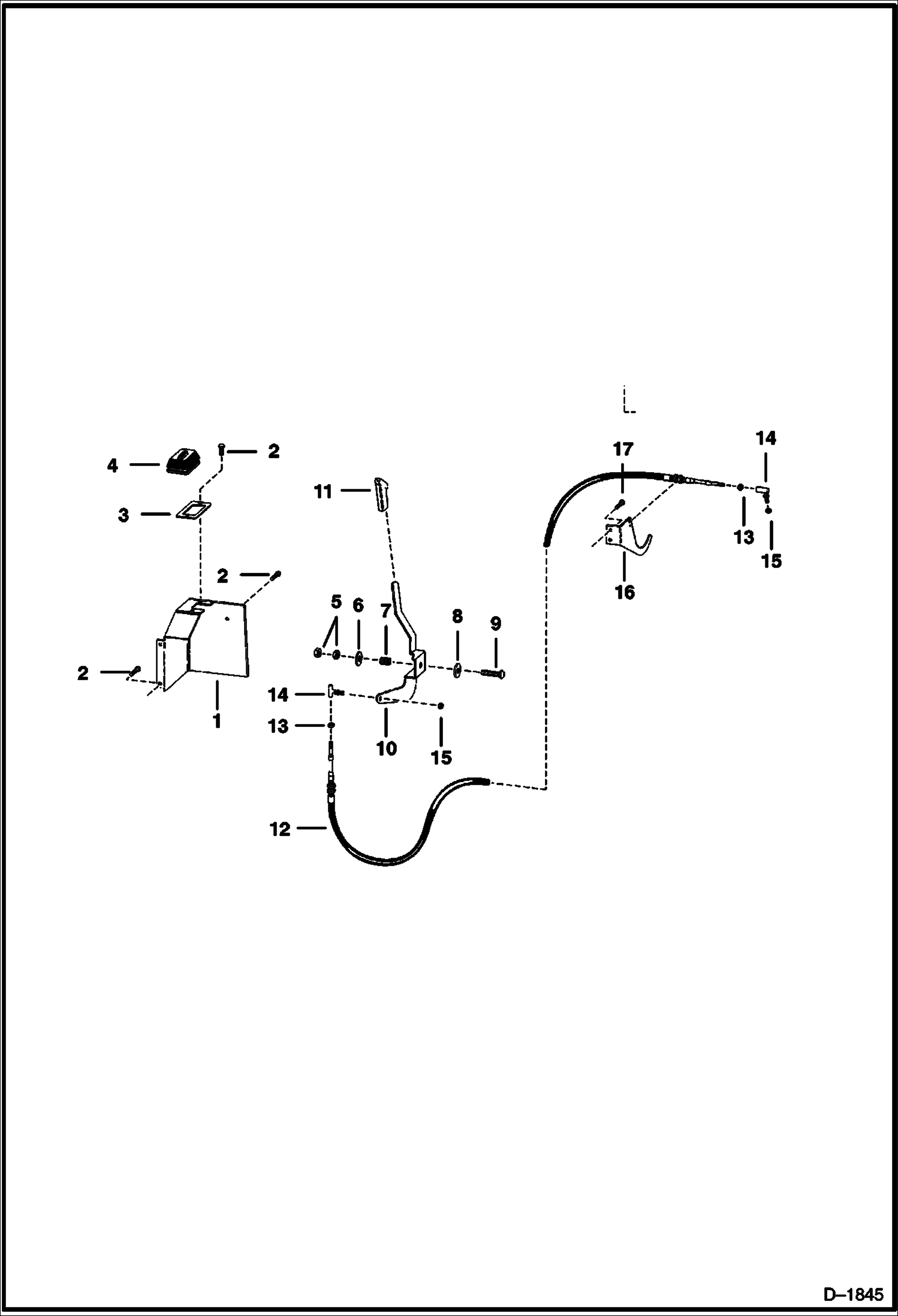 Схема запчастей Bobcat Articulated Loaders - THROTTLE POWER UNIT