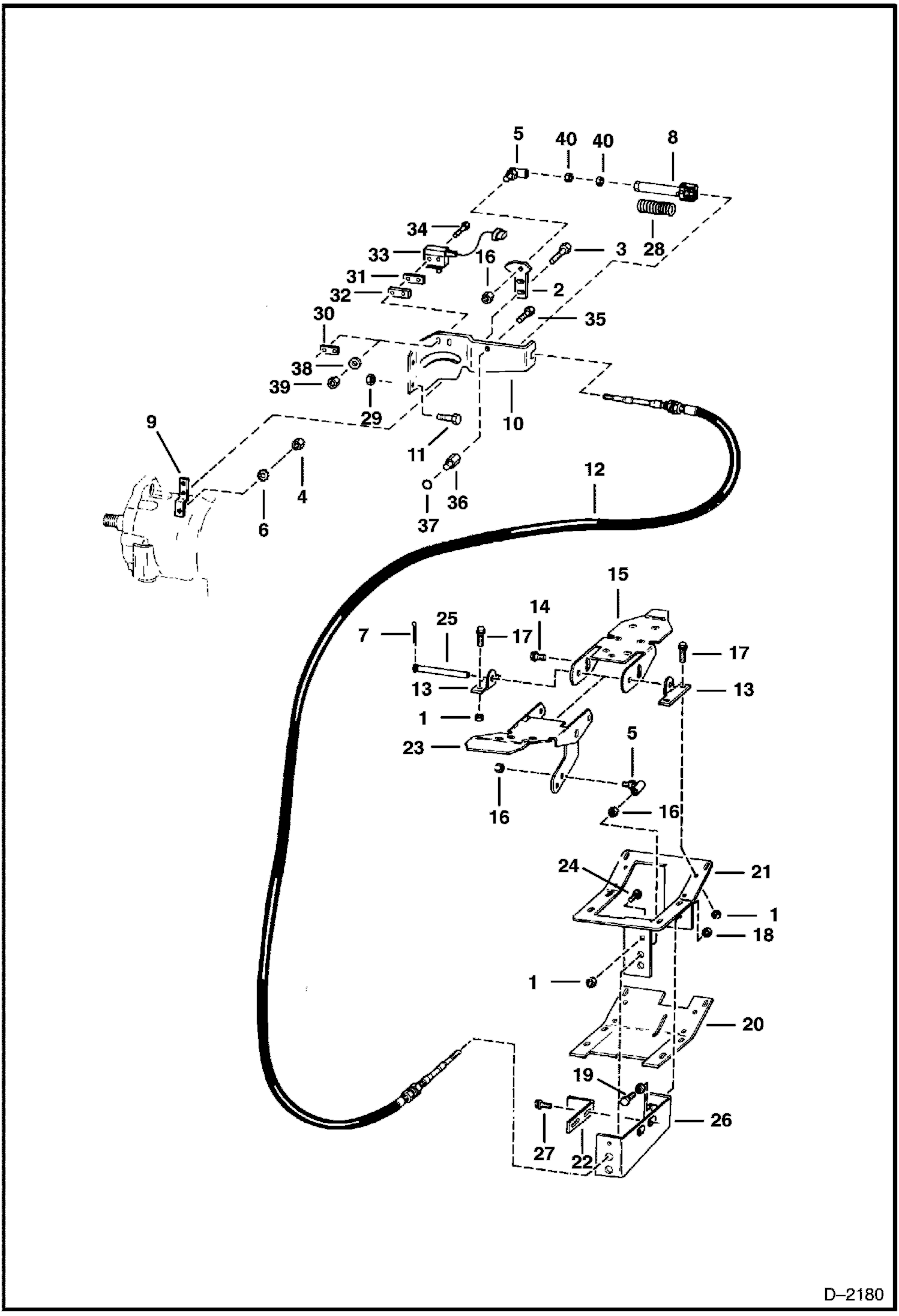 Схема запчастей Bobcat Articulated Loaders - HYDROSTATIC DRIVE CONTROLS HYDROSTATIC SYSTEM