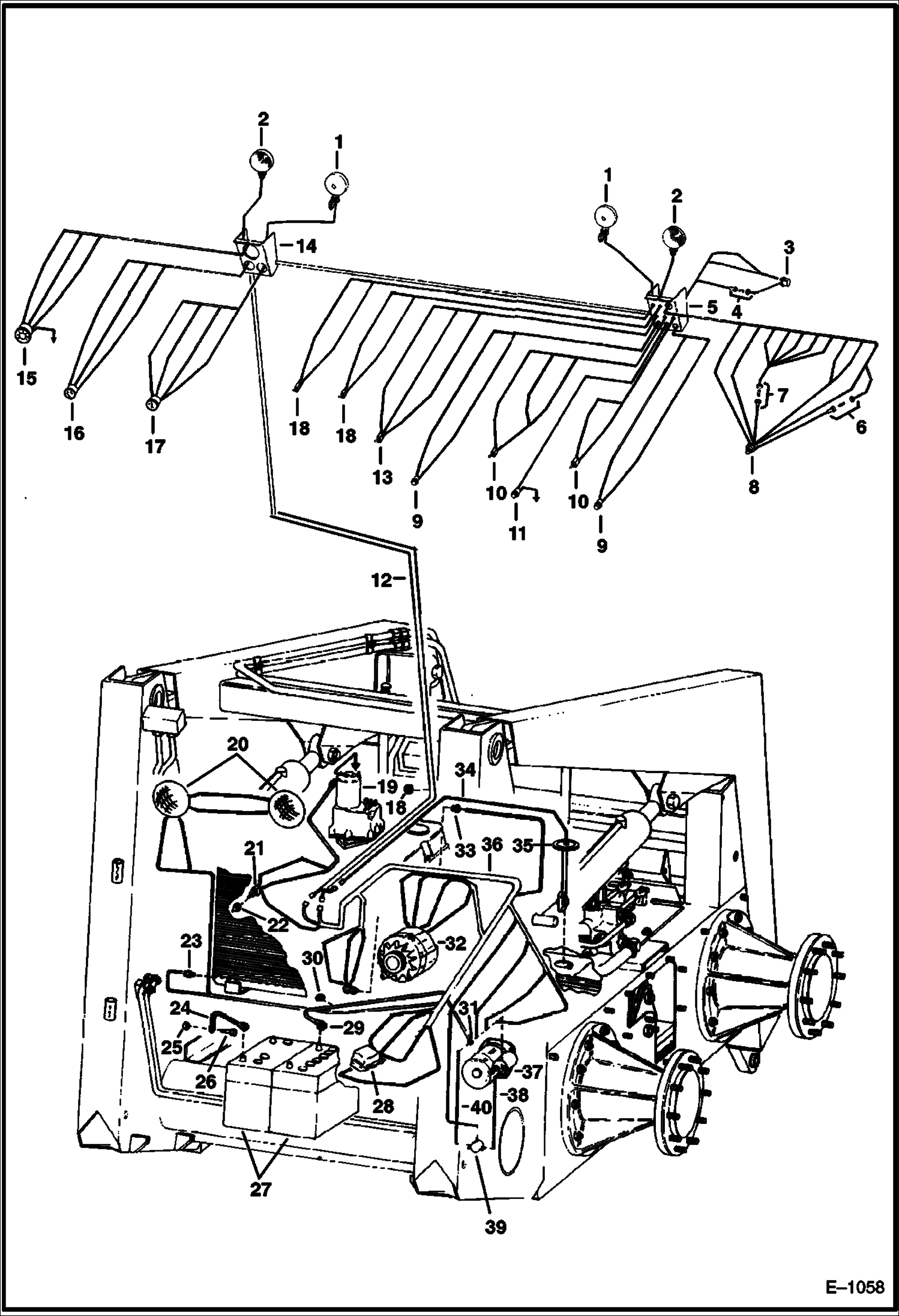 Схема запчастей Bobcat 900s - ELECTRICAL CIRCUITRY (Diesel) ELECTRICAL SYSTEM