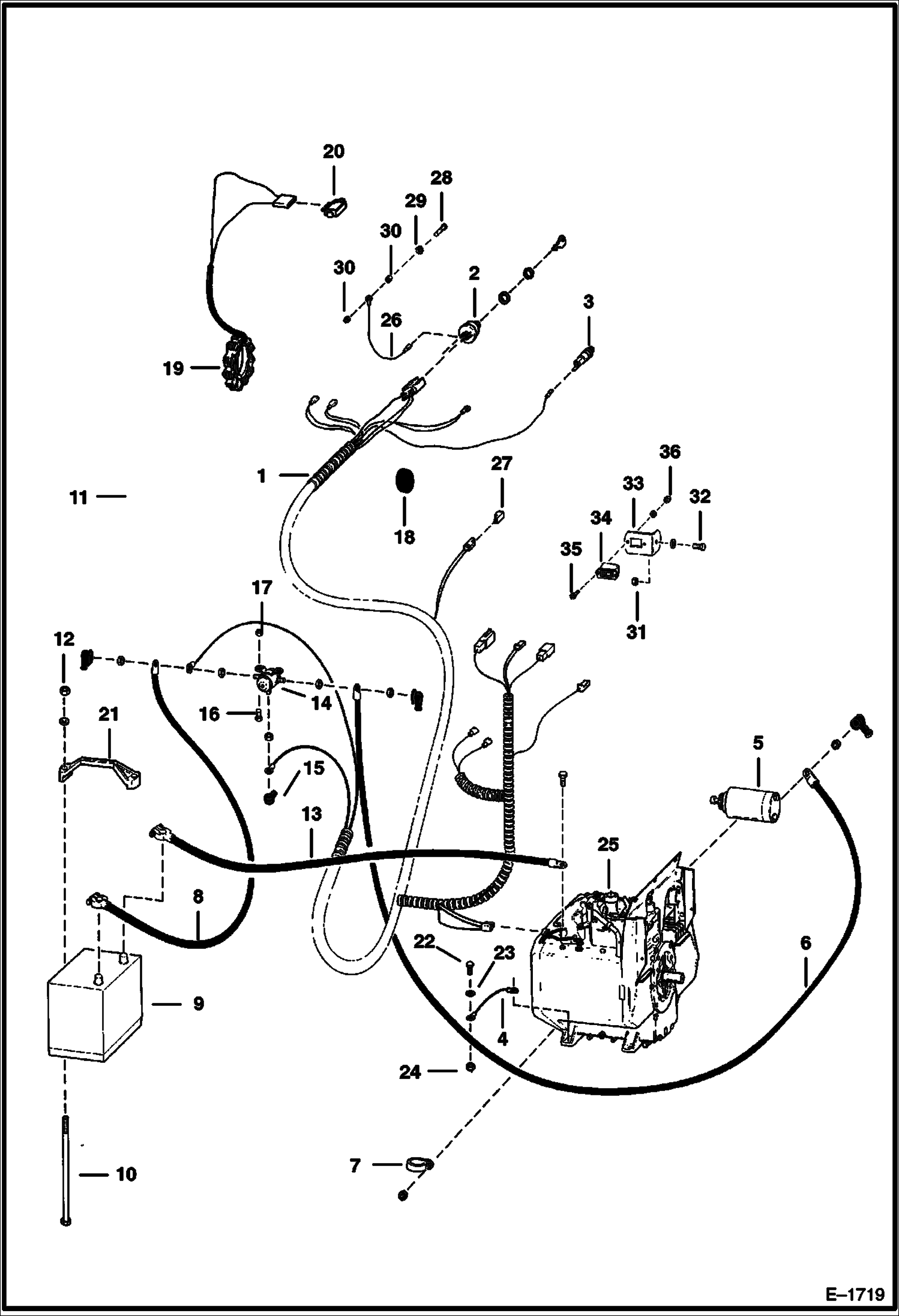 Схема запчастей Bobcat 400s - ELECTRICAL ELECTRICAL SYSTEM