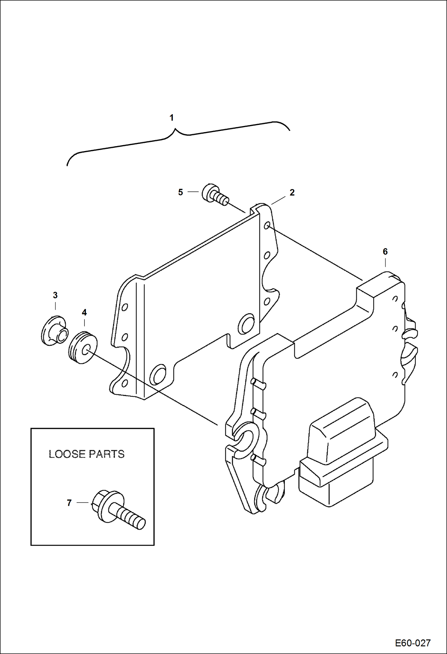 Схема запчастей Bobcat E80 - ELECTRICAL (ECU) ELECTRICAL SYSTEM