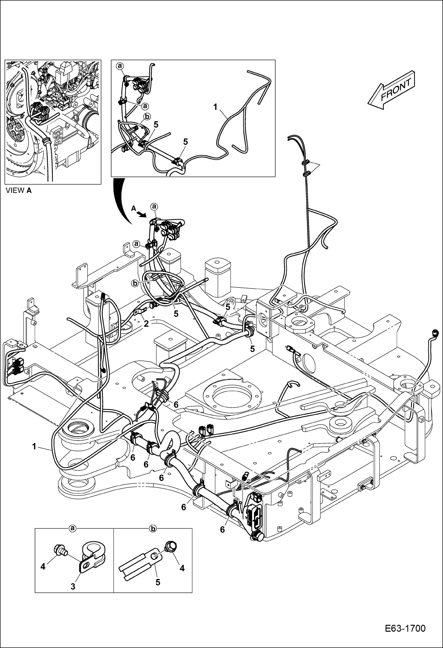 Схема запчастей Bobcat E63 - ELECTRICAL (Engine) ELECTRICAL SYSTEM