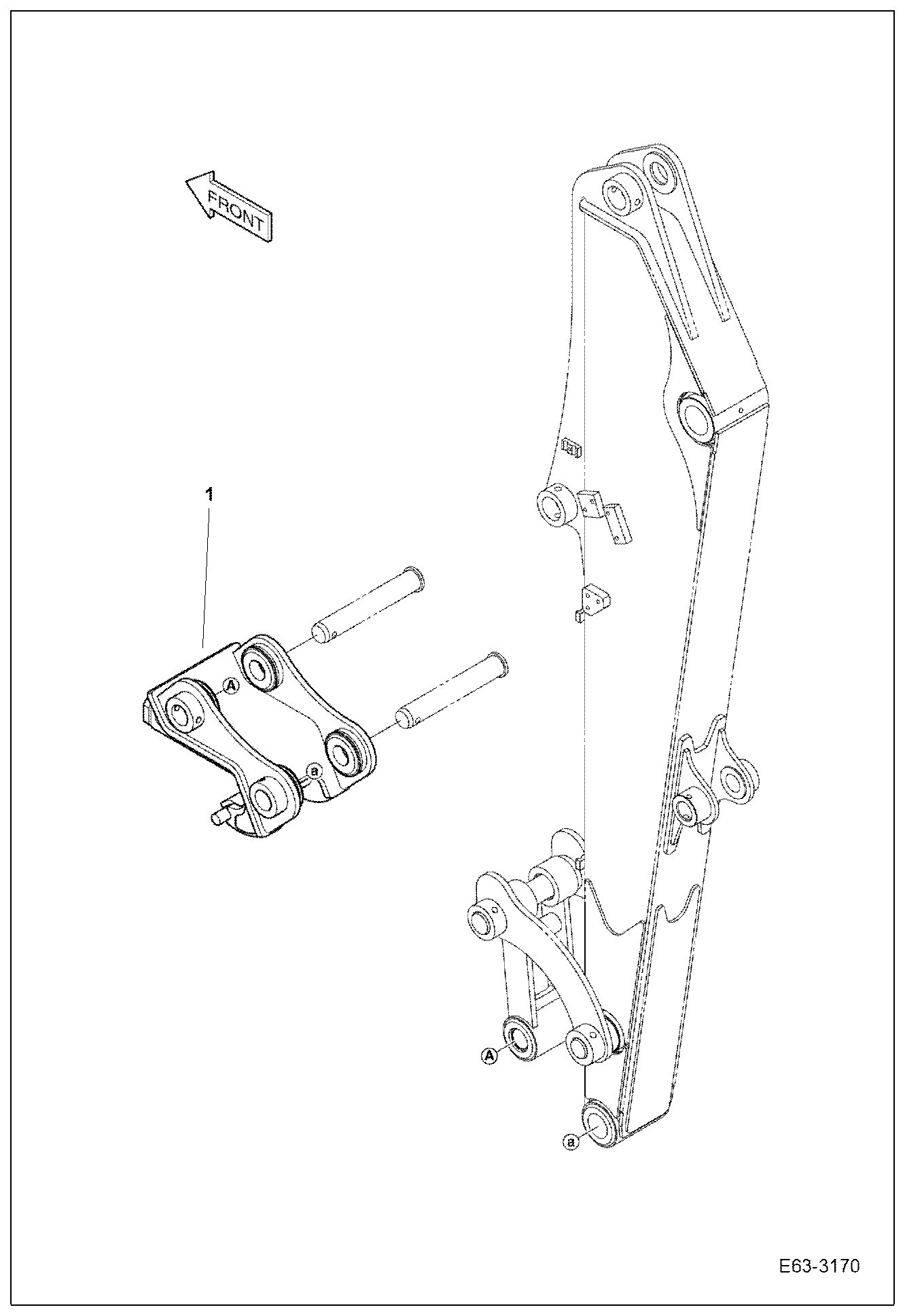 Схема запчастей Bobcat E63 - QUICK CLAMP ASSY HYDRAULIC SYSTEM