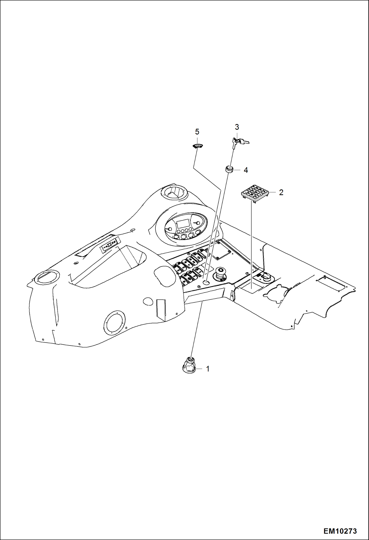 Схема запчастей Bobcat T40140 - HARDKEY KEYLESS ACCESSORIES & OPTIONS