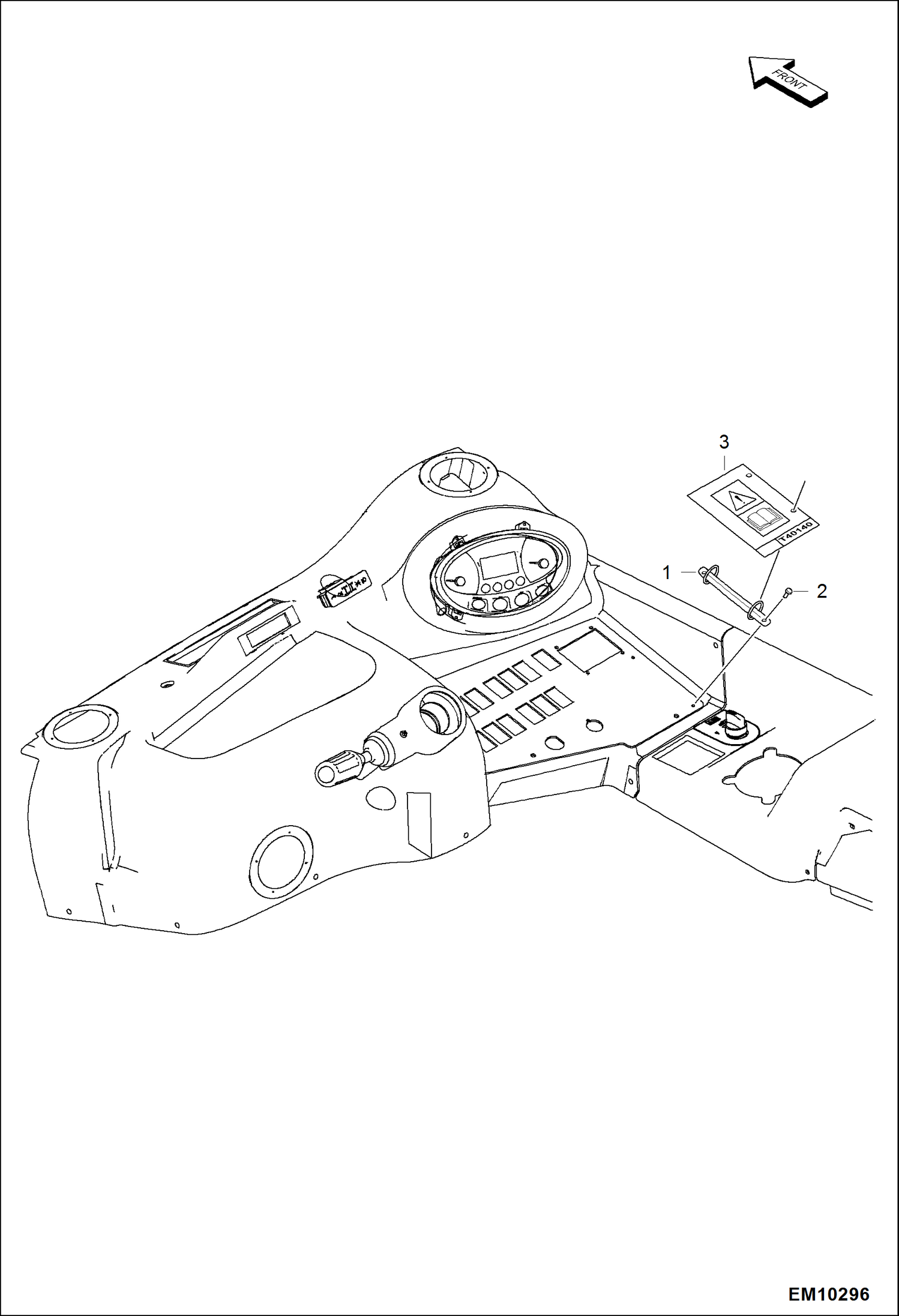 Схема запчастей Bobcat T40140 - LOAD CHART ACCESSORIES & OPTIONS