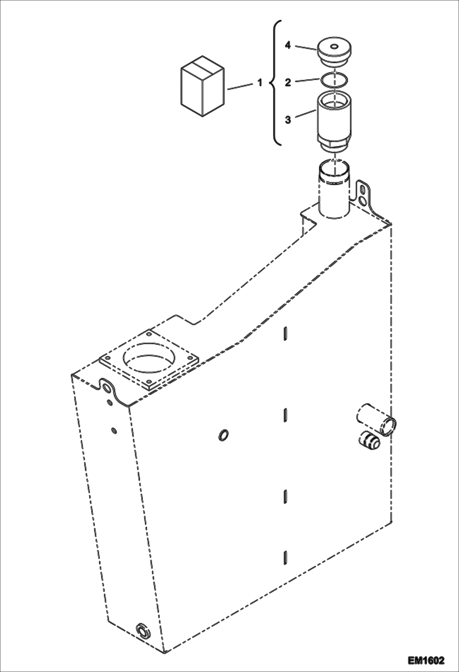 Схема запчастей Bobcat T2566 - HYDRAULIC TANK FILLING KIT ACCESSORIES & OPTIONS