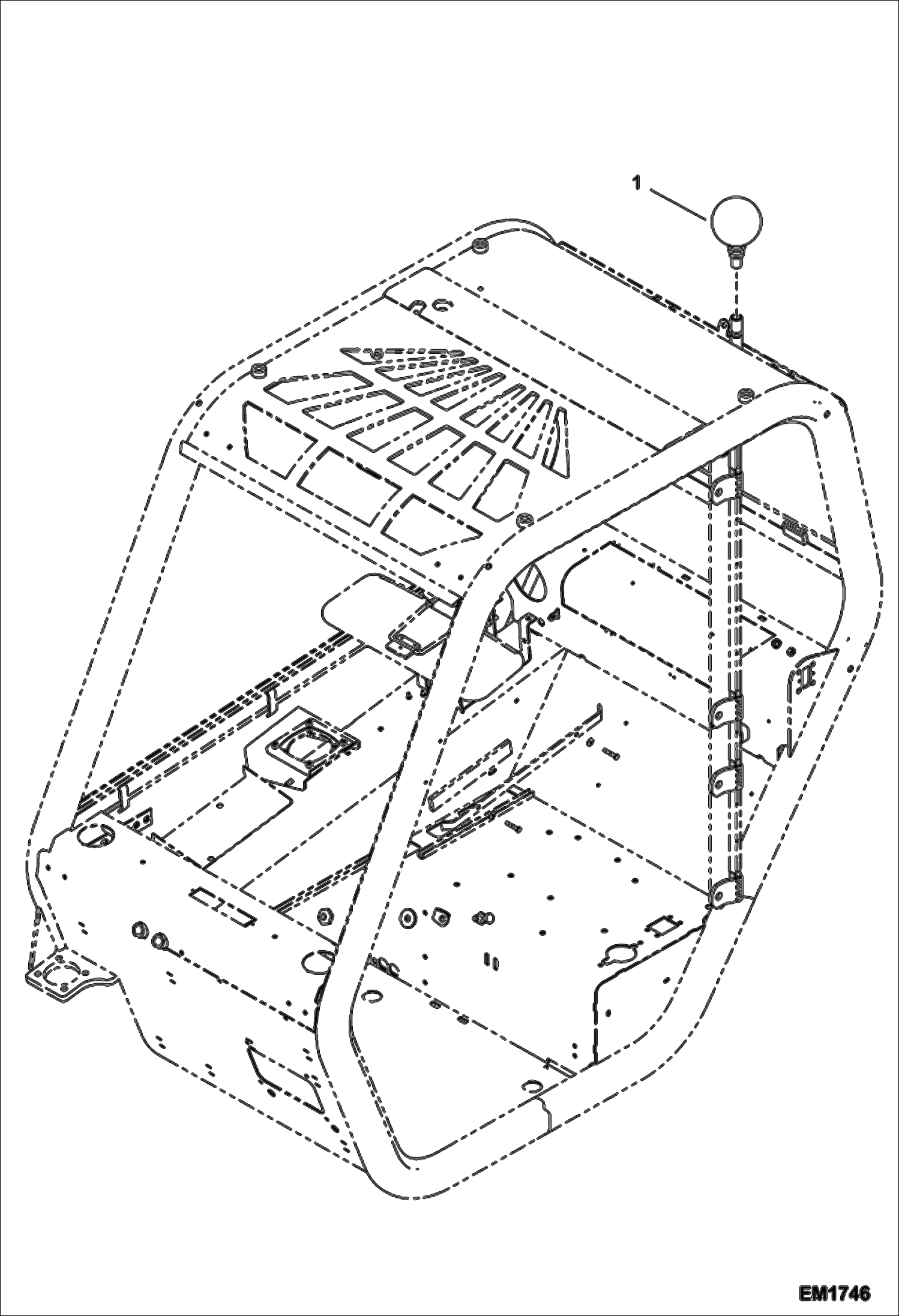 Схема запчастей Bobcat V518 - ROTATING BEACON ACCESSORIES & OPTIONS