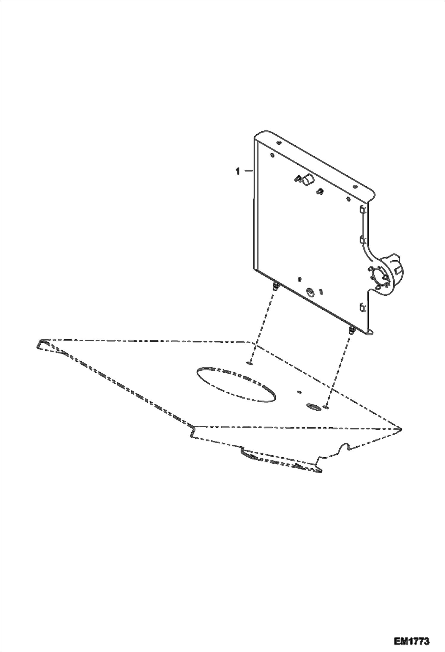 Схема запчастей Bobcat T2556 - LOCAL LEGISLATION COMPLIANCE SET (United Kingdom) ACCESSORIES & OPTIONS