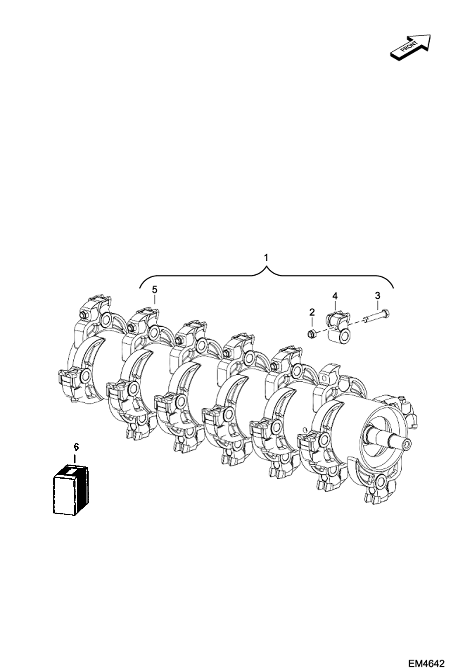 Схема запчастей Bobcat FORESTRY CUTTER - ROTOR ASSY (AD8900101 - 00200) Loader FRC150 (EMEA Only)