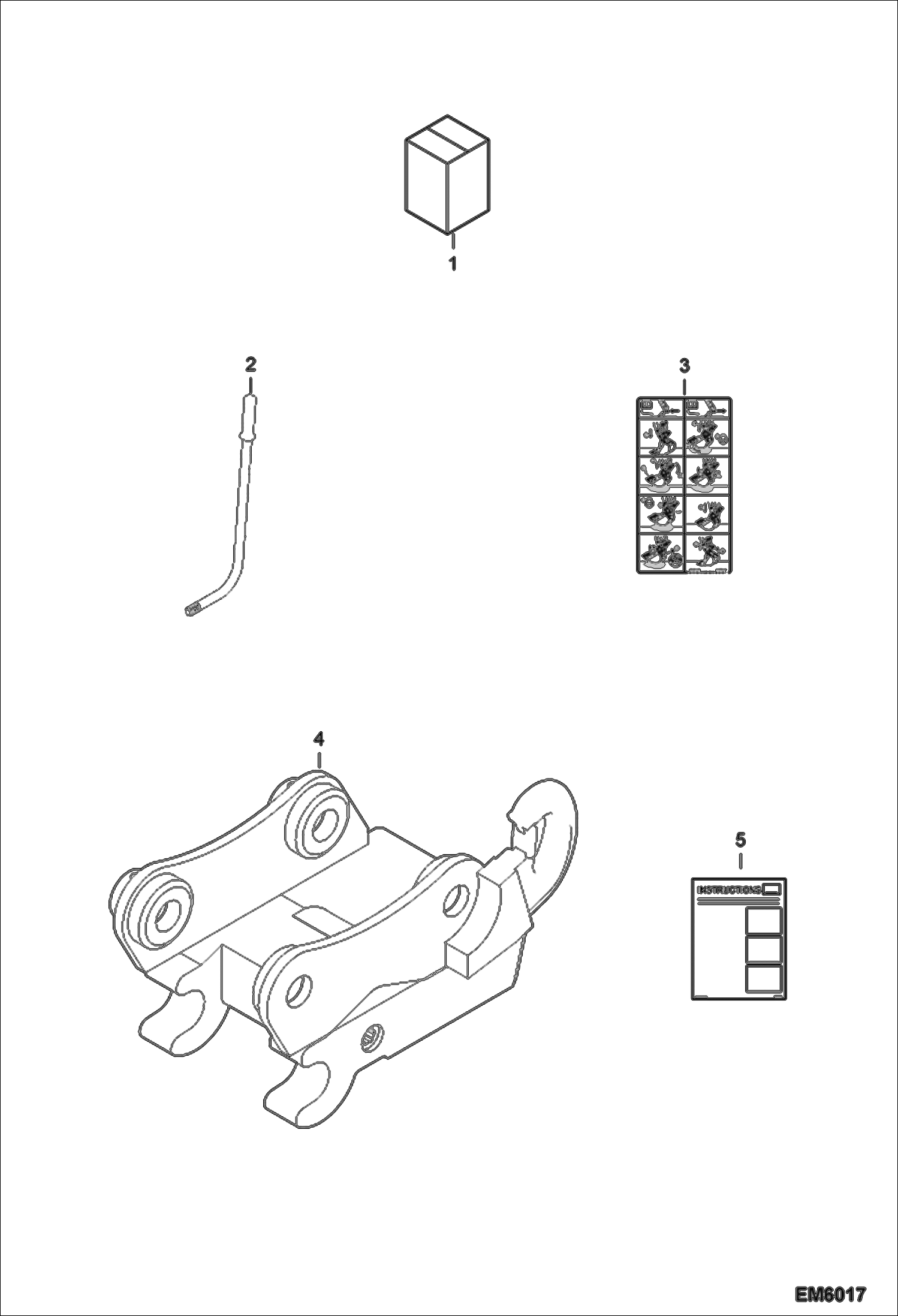 Схема запчастей Bobcat E80 - QUICK COUPLER KIT (BQC - Type MS) (EMEA) ACCESSORIES & OPTIONS