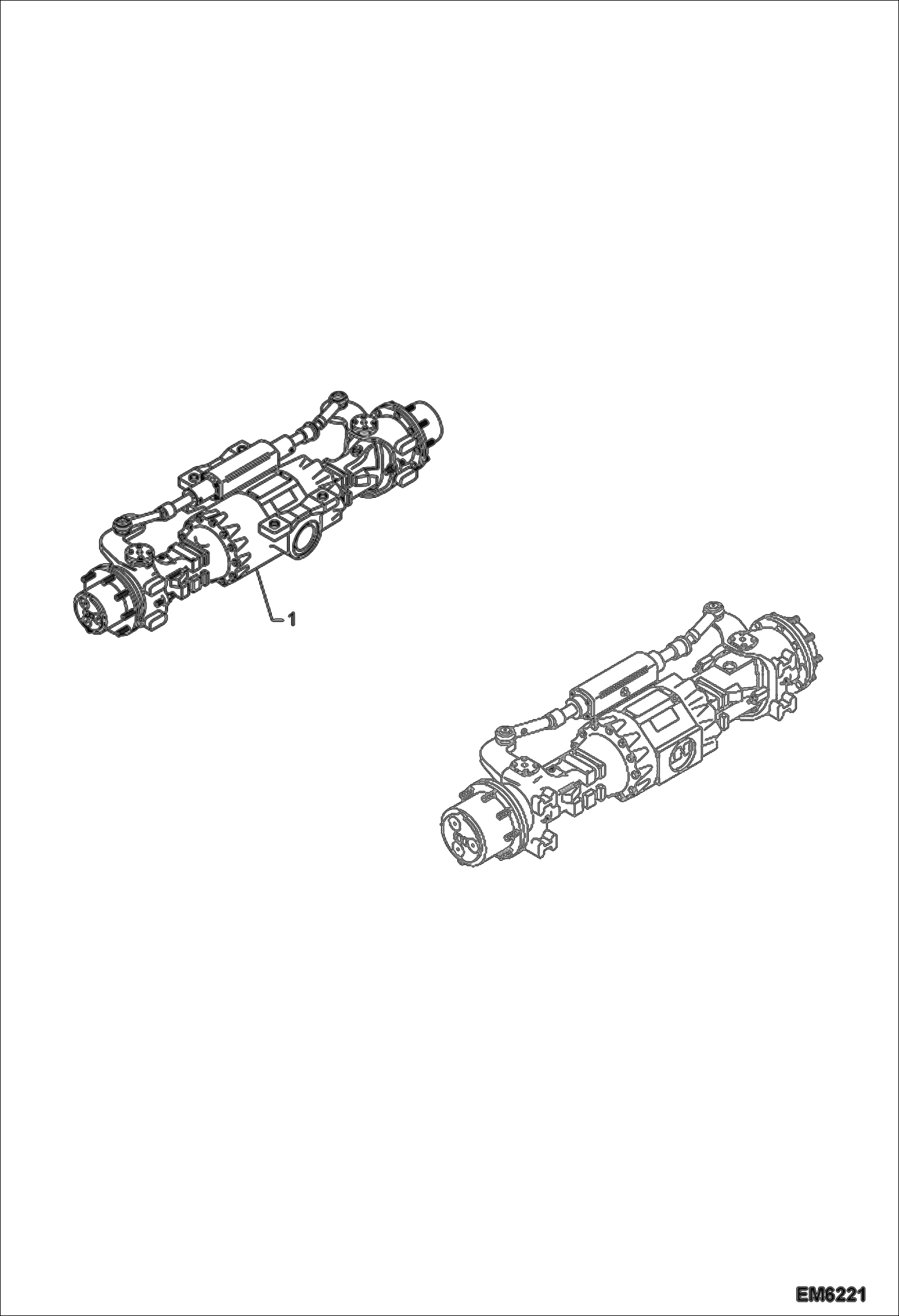 Схема запчастей Bobcat TR40250 - REAR AXLE DRIVE SYSTEM