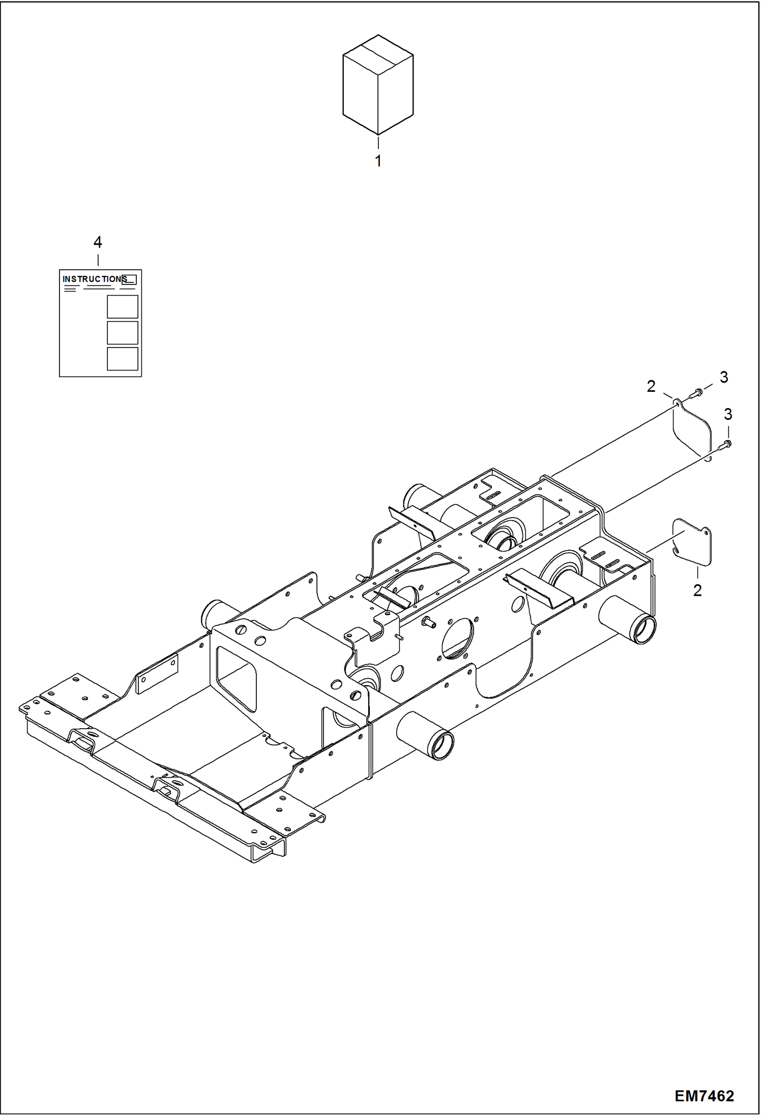 Схема запчастей Bobcat S-Series - ACCESS COVER KIT ACCESSORIES & OPTIONS