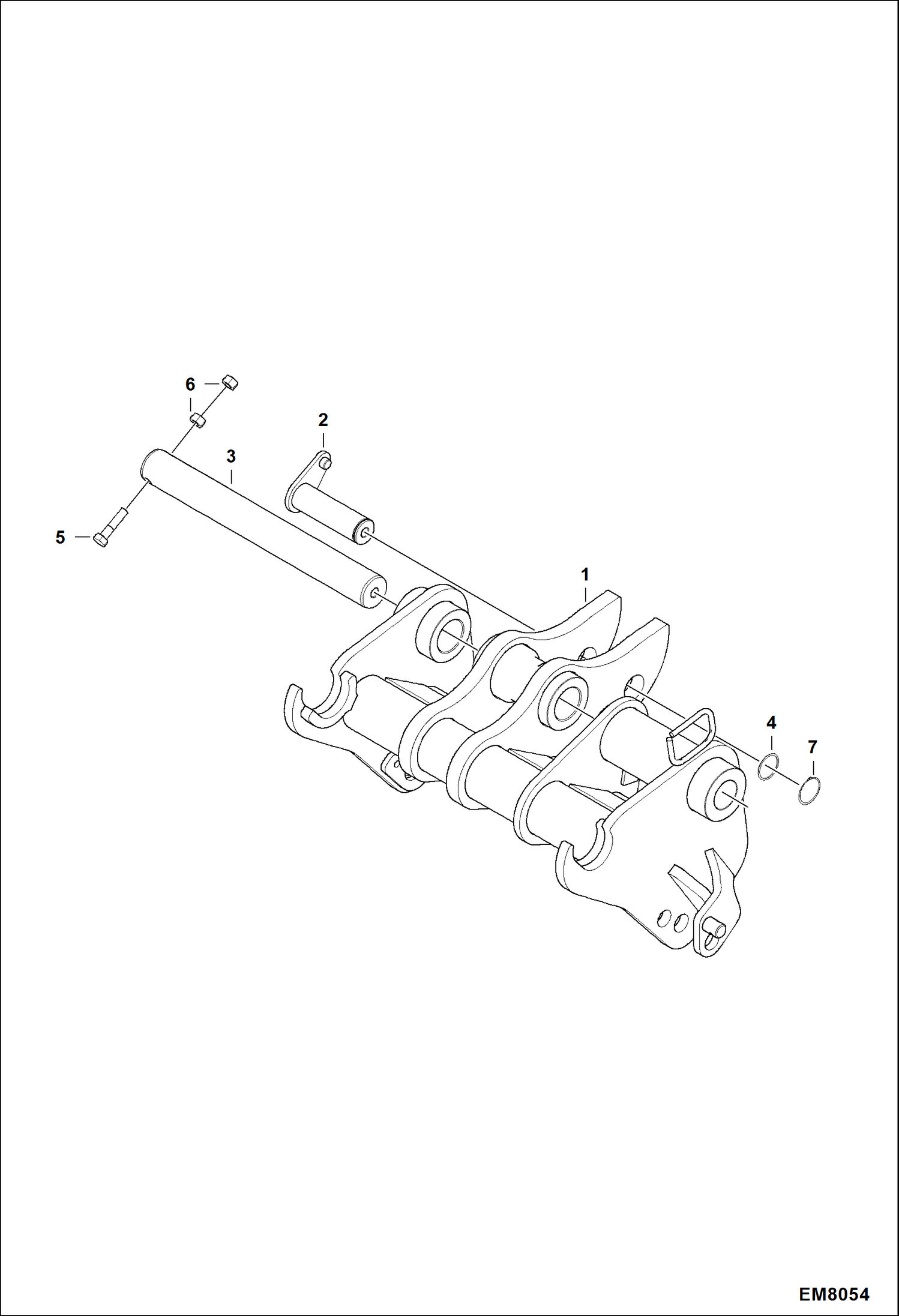 Схема запчастей Bobcat TL360 - MANITACH MAIN FRAME