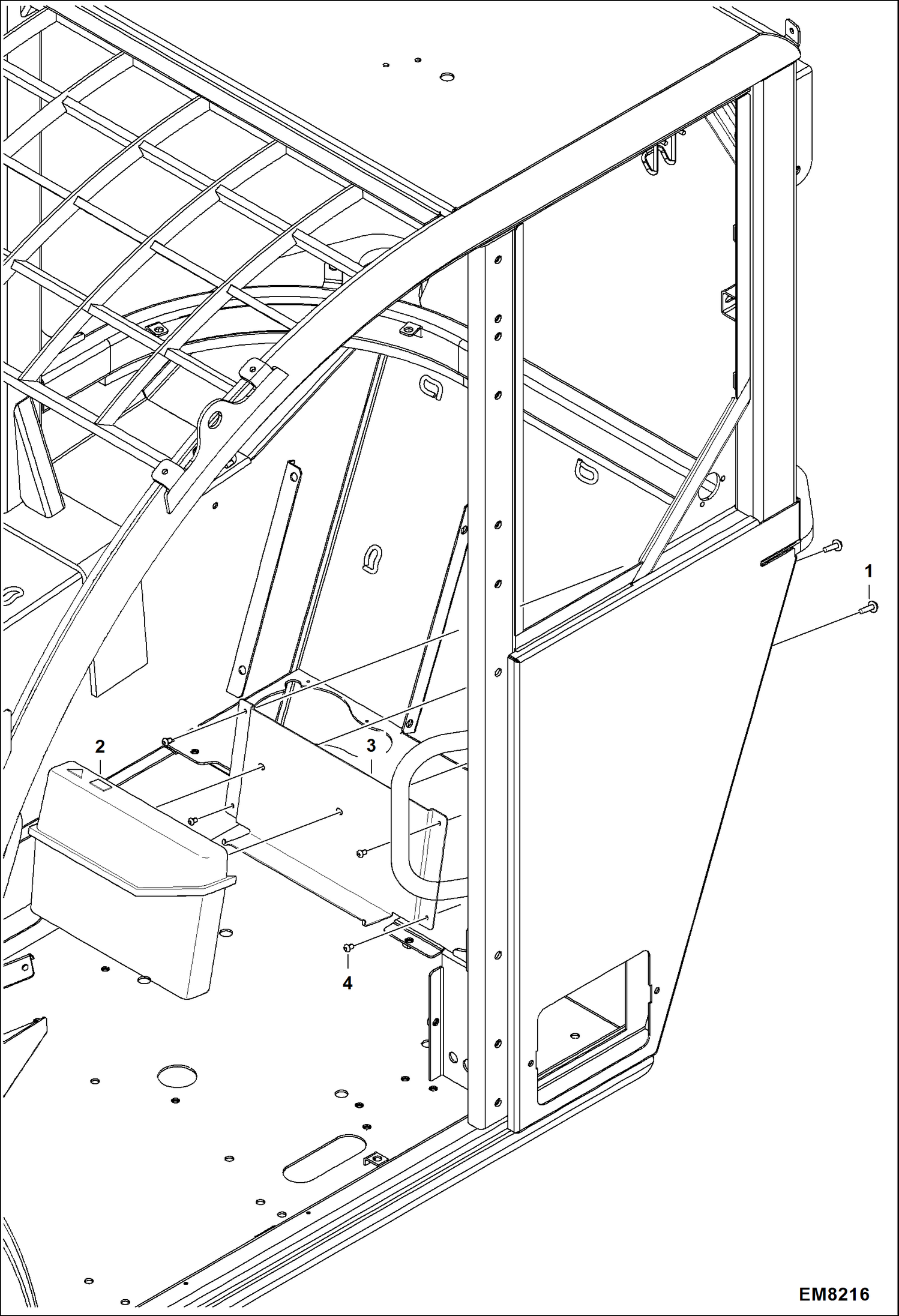 Схема запчастей Bobcat TL360 - CONTAINER (Manuals) ACCESSORIES & OPTIONS